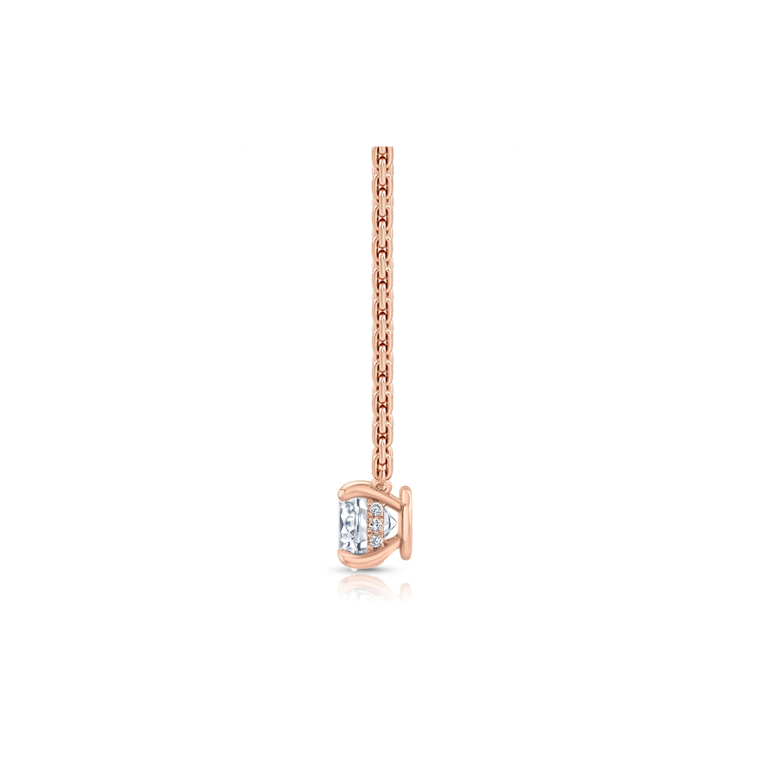 Chelsea Lab Diamond Round Brilliant Pendant