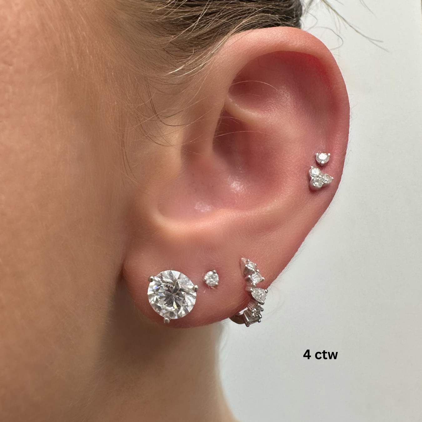 Lab Grown Diamond Stud Earrings