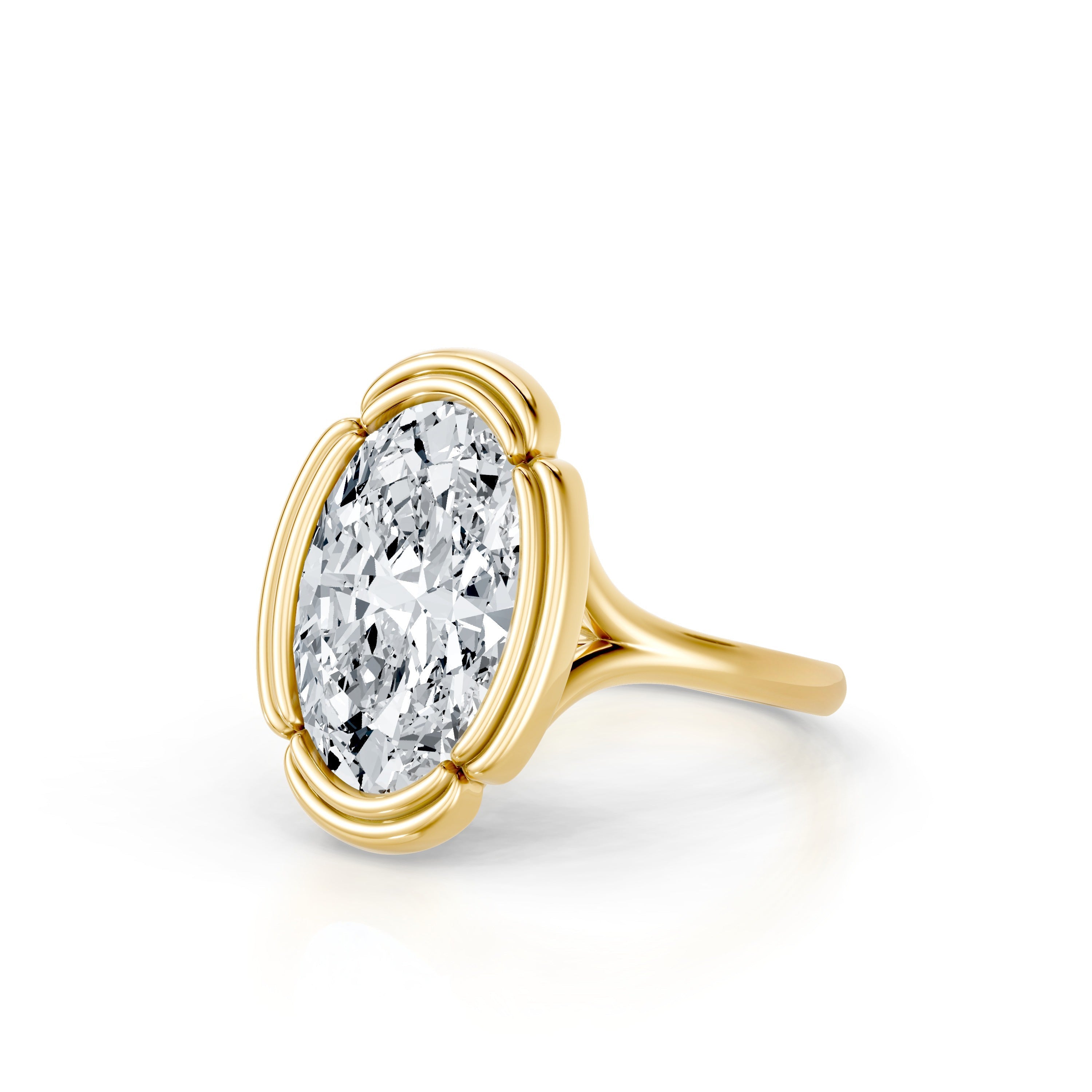 High Jewelry | Dorée Solitaire Lab Diamond Engagement Ring