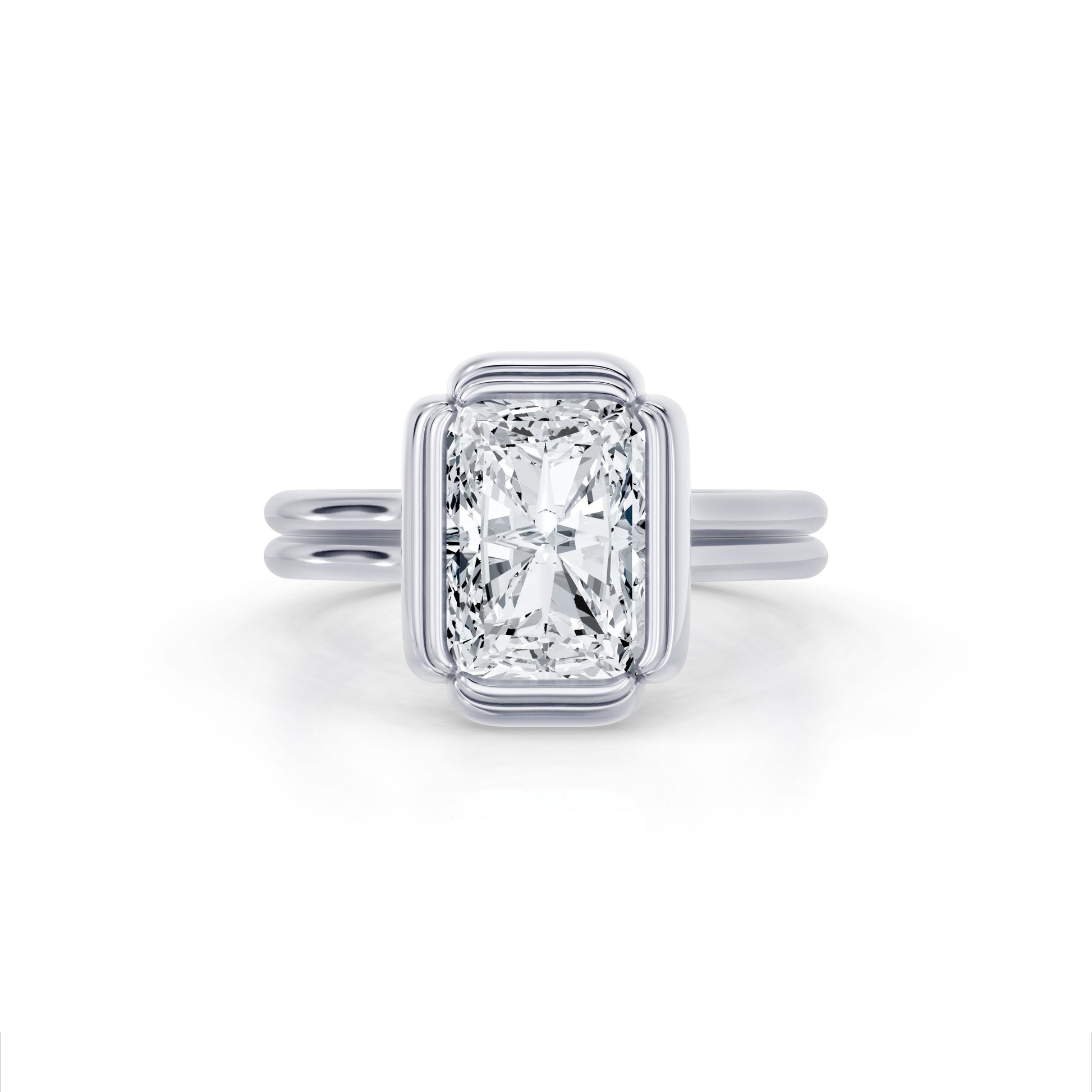 Precious Metal:Platinum;Cut Shape:Radiant