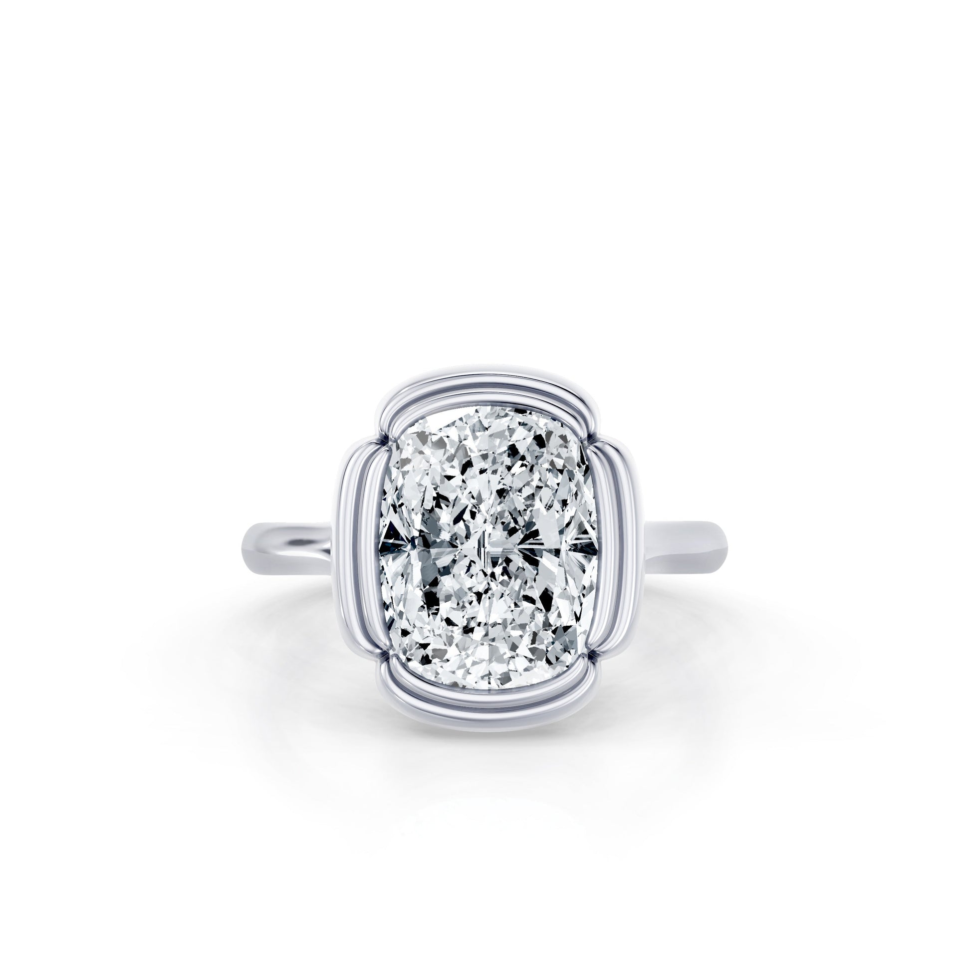 Precious Metal:Platinum;Cut Shape:Cushion
