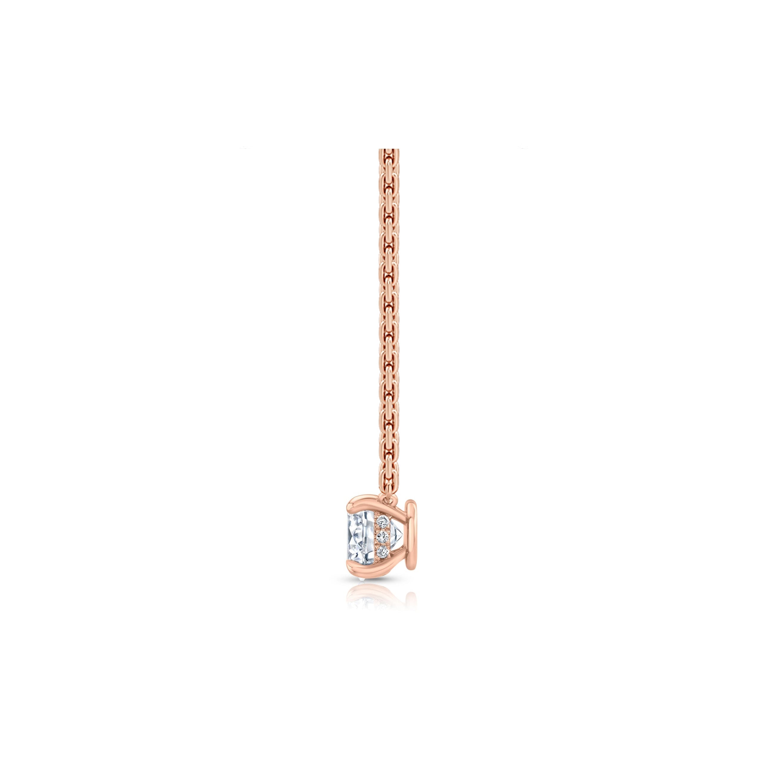 Chelsea Lab Diamond Round Brilliant Pendant