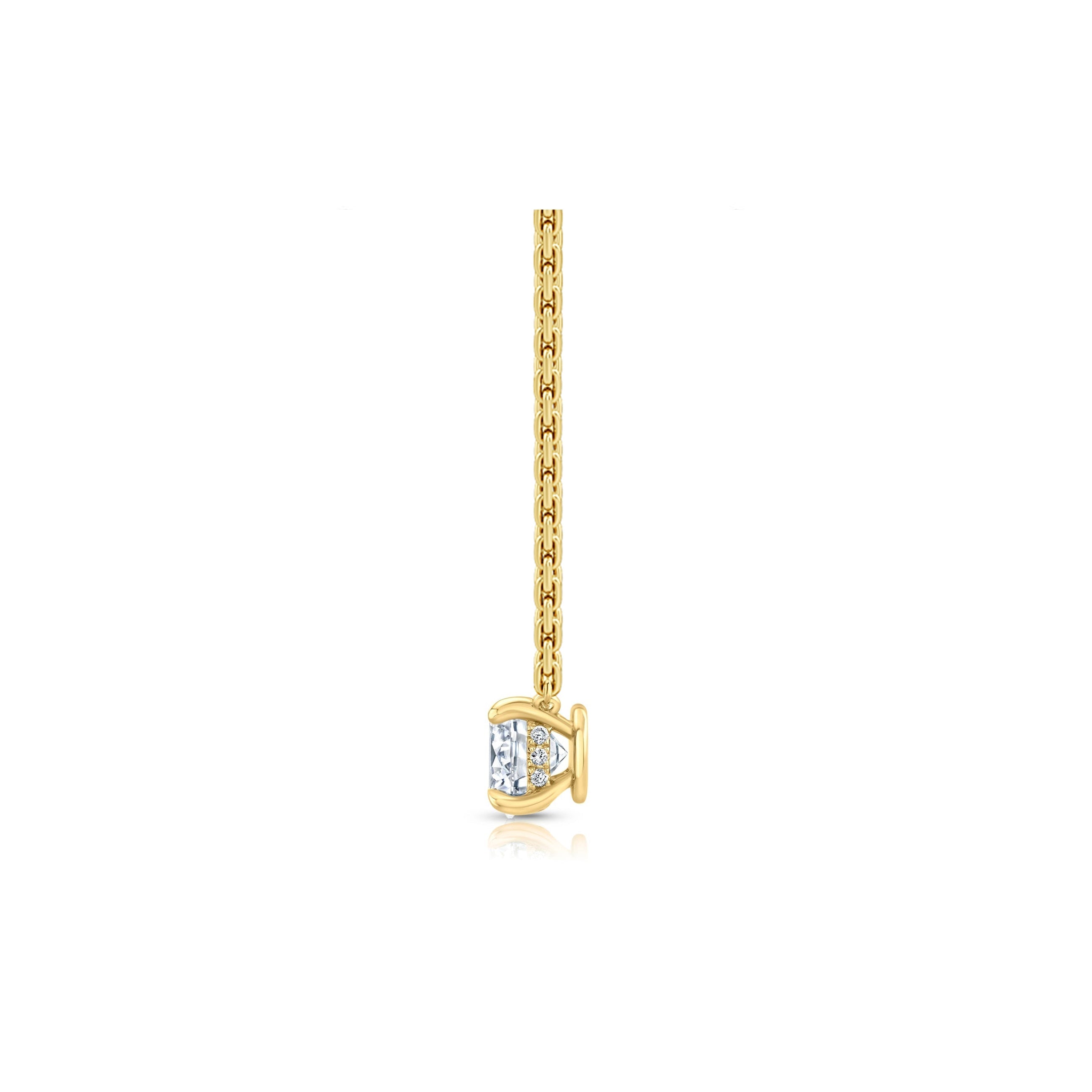 Chelsea Lab Diamond Round Brilliant Pendant