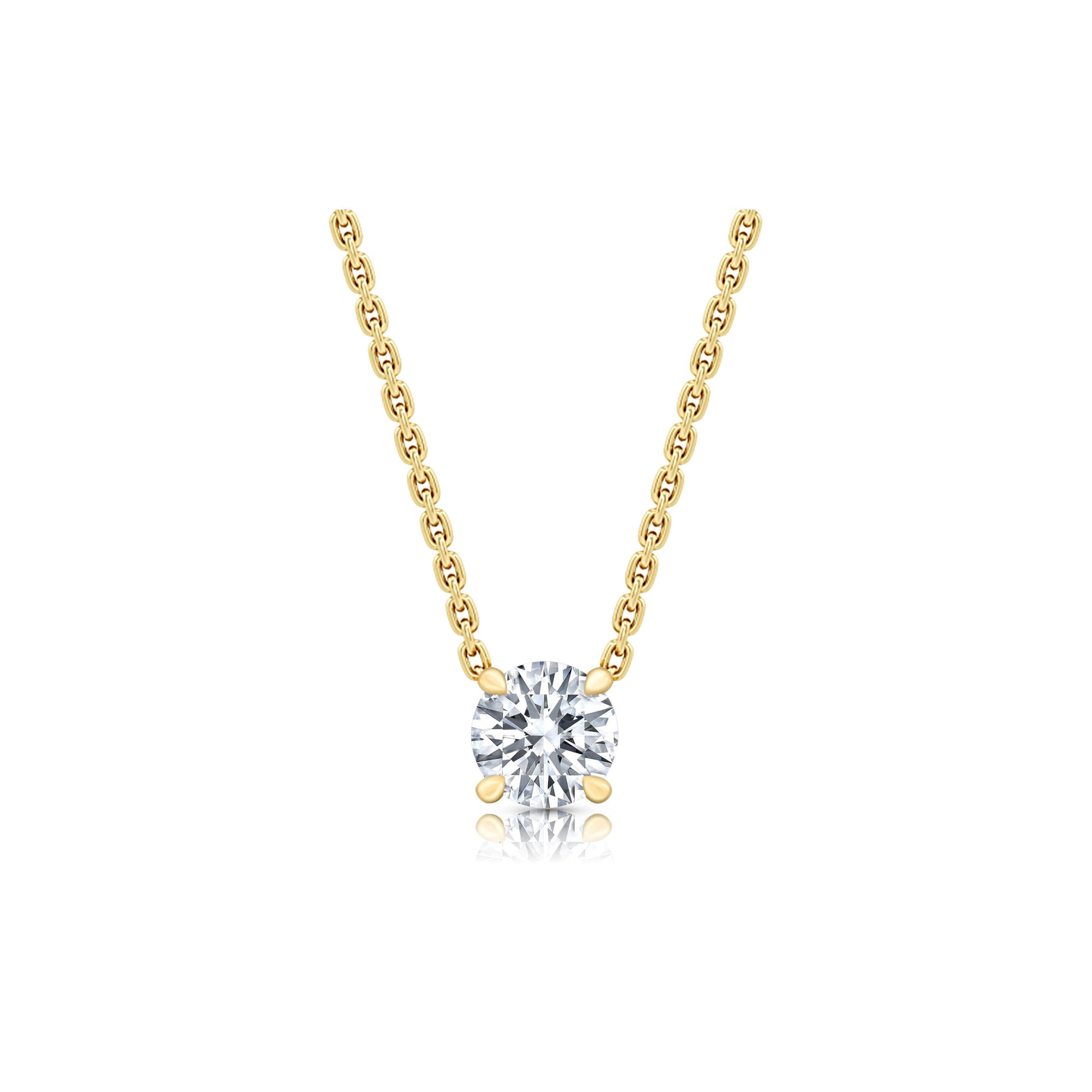 Precious Metal:18k Yellow Gold;Total Carat Weight:2.1 CTW