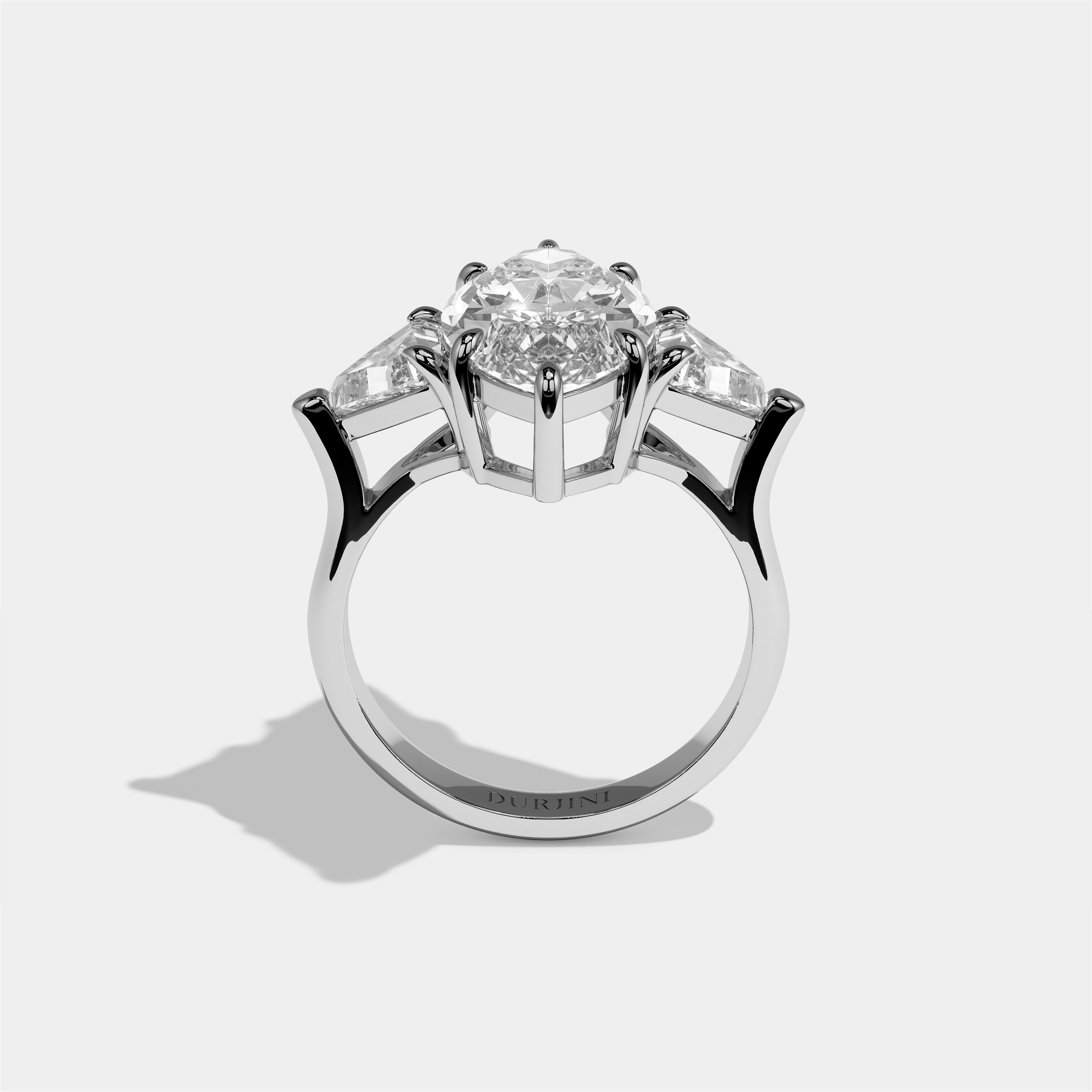 Arabella Diamond Marquise Engagement Ring 18K White Gold 15.00ct