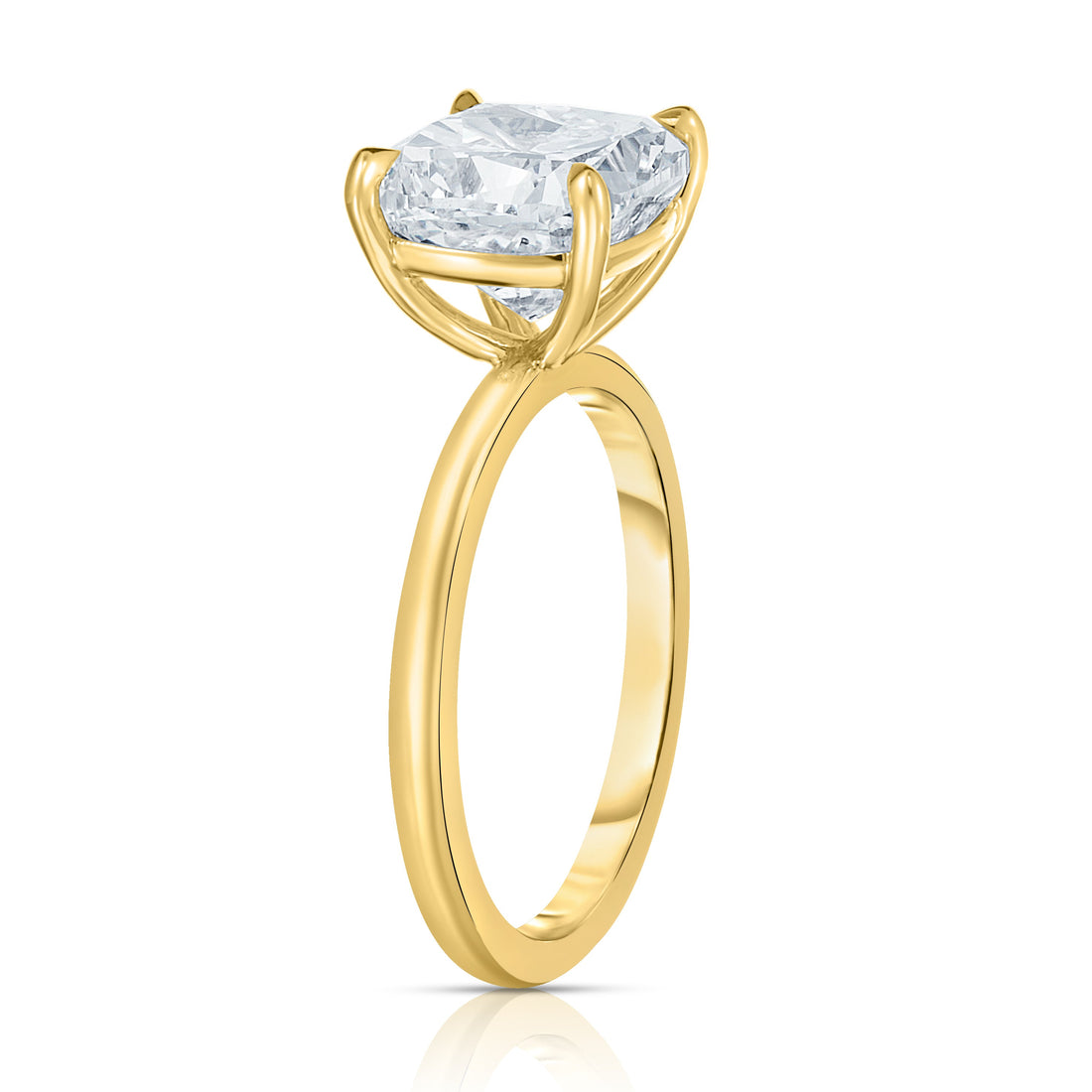 3.00 CARAT CUSHION CUT DIAMOND ENGAGEMENT RING