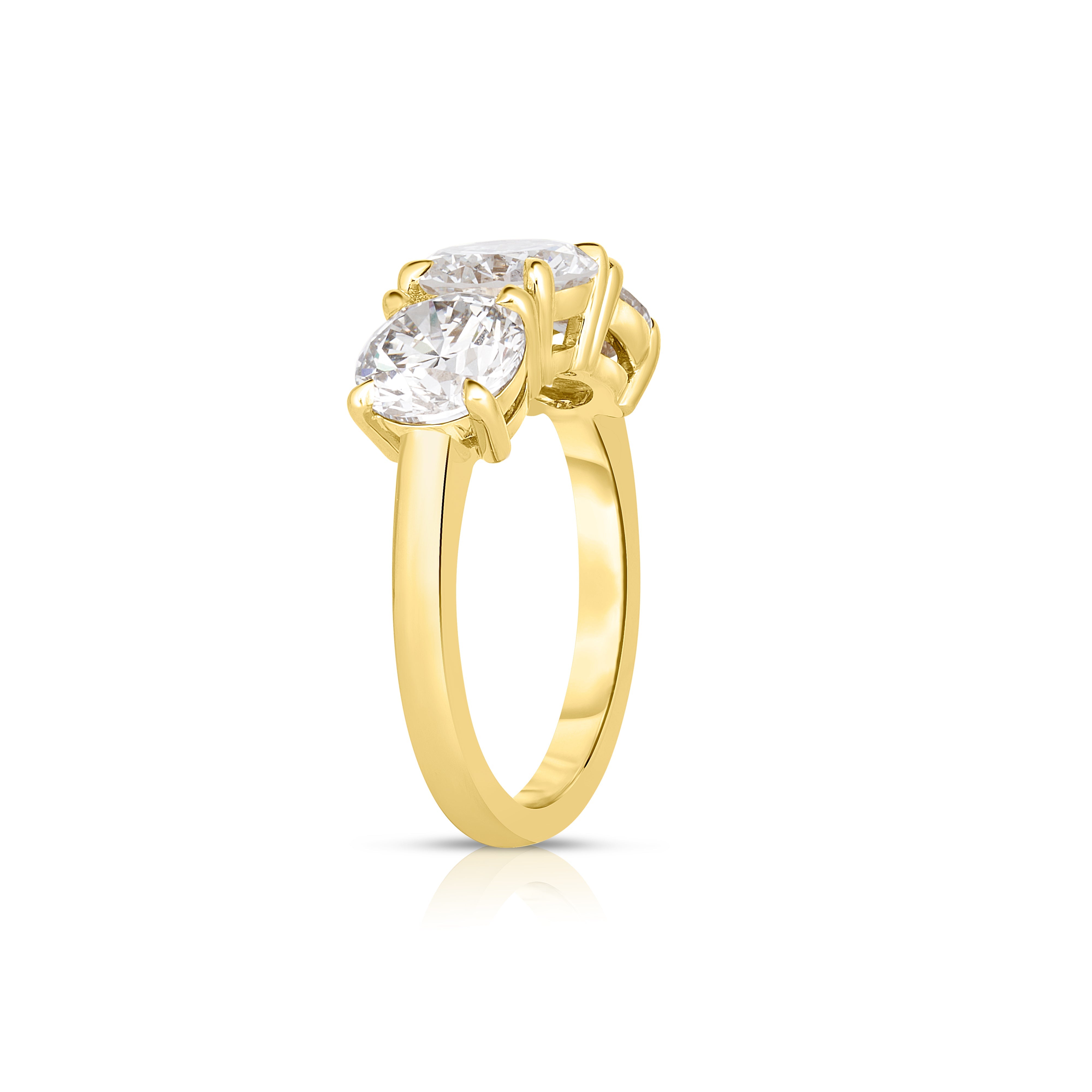 1.50 Carat Round Cut Diamond Engagement Ring