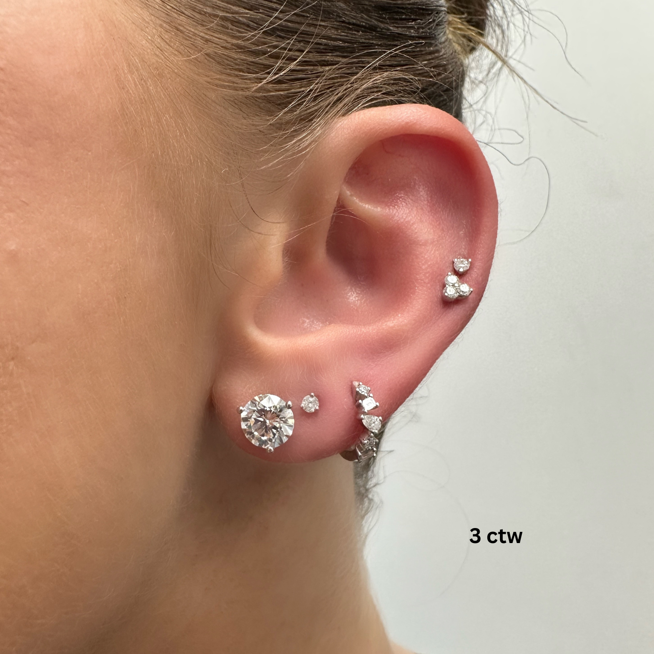 Lab Grown Diamond Stud Earrings