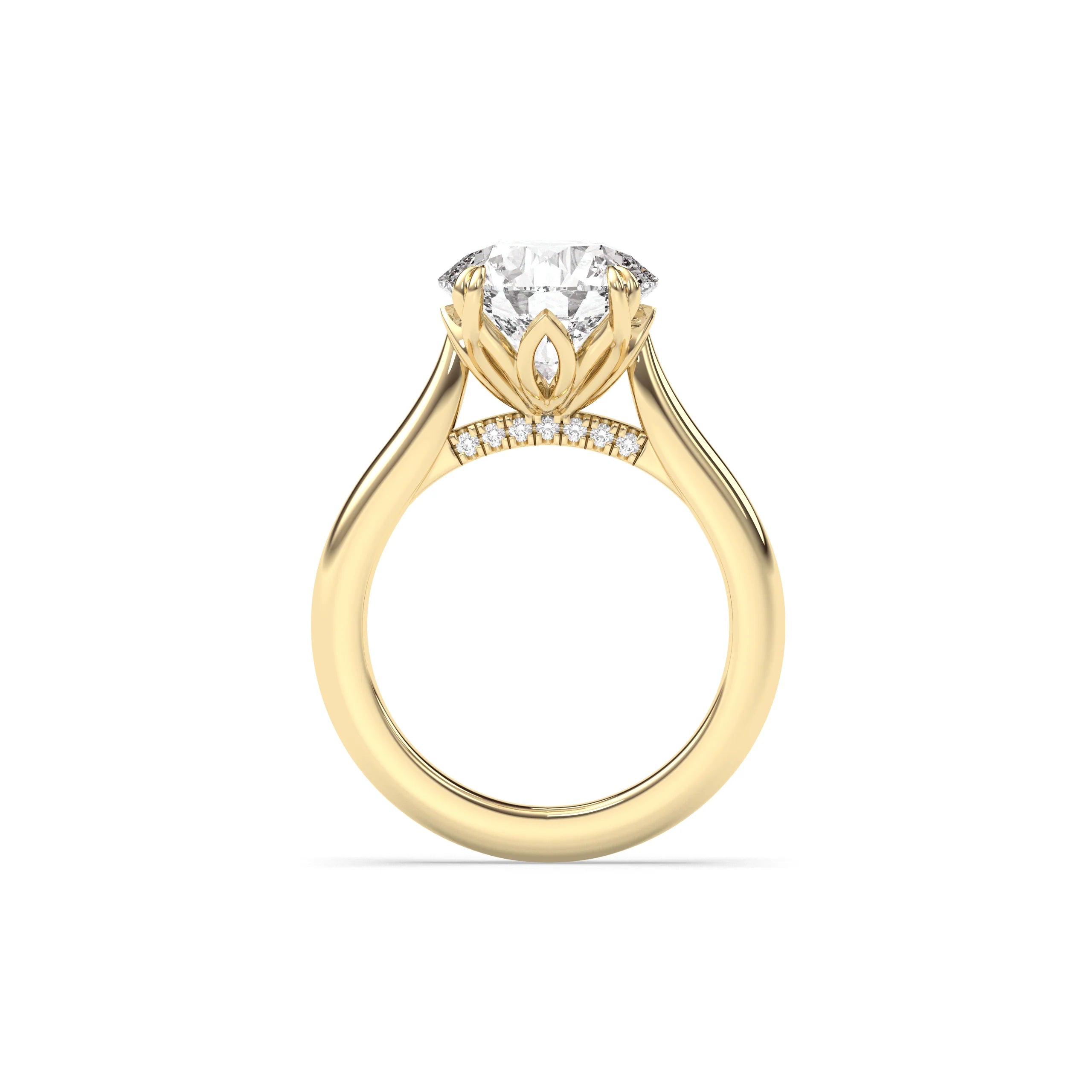 Celeste Round Diamond Ring