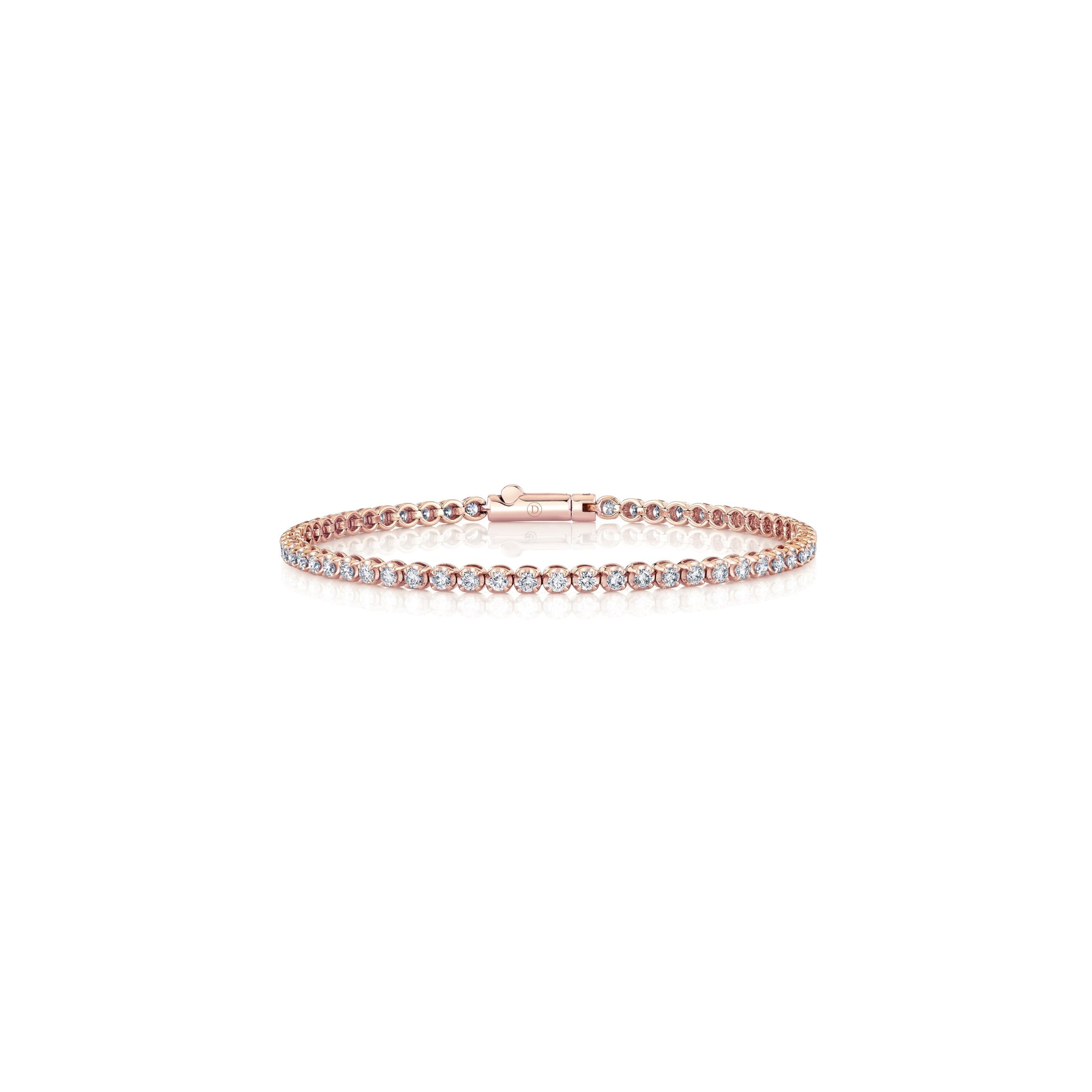 Precious Metal:18k Rose Gold;Total Carat Weight:2 CTW