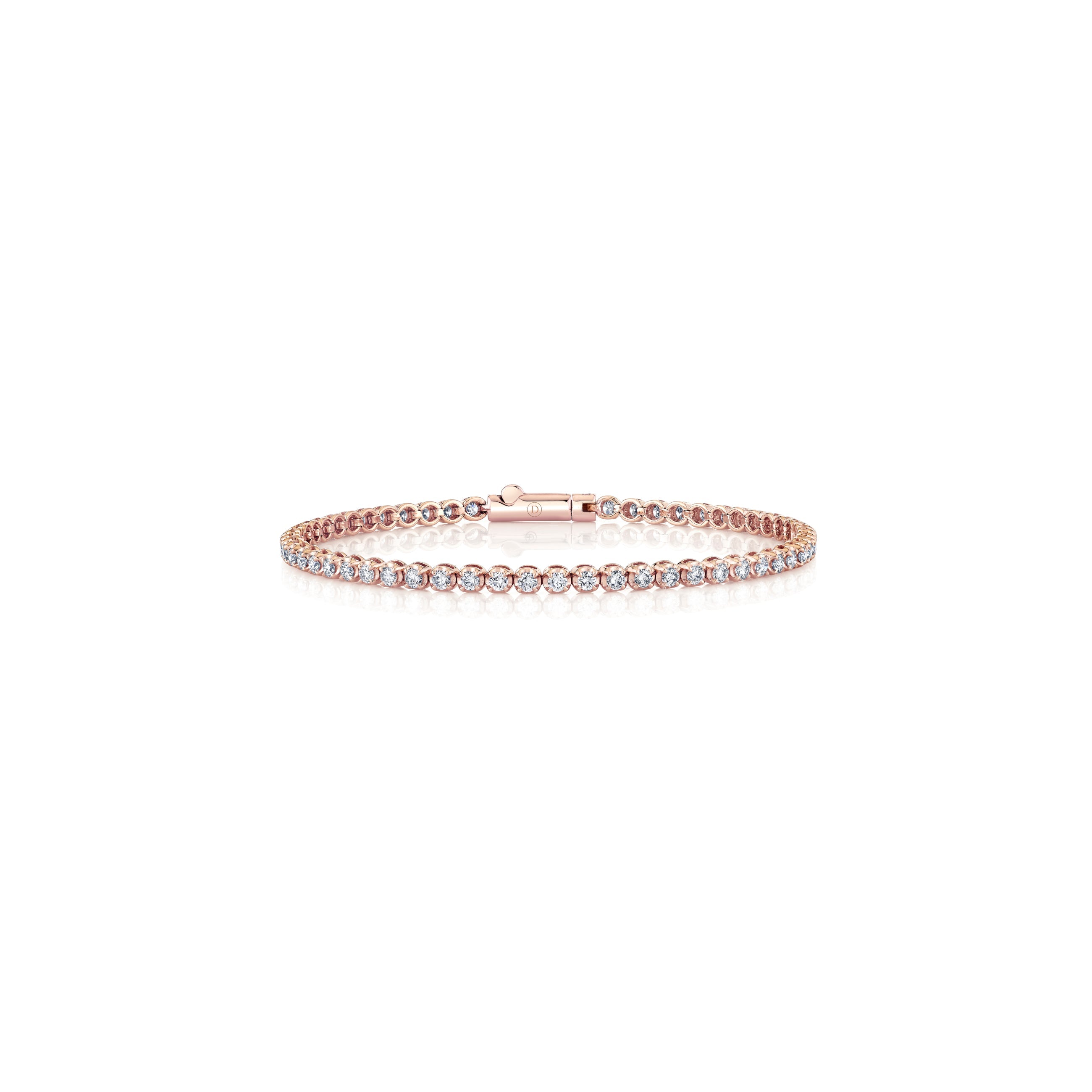 Precious Metal:18k Rose Gold;Total Carat Weight:2 CTW
