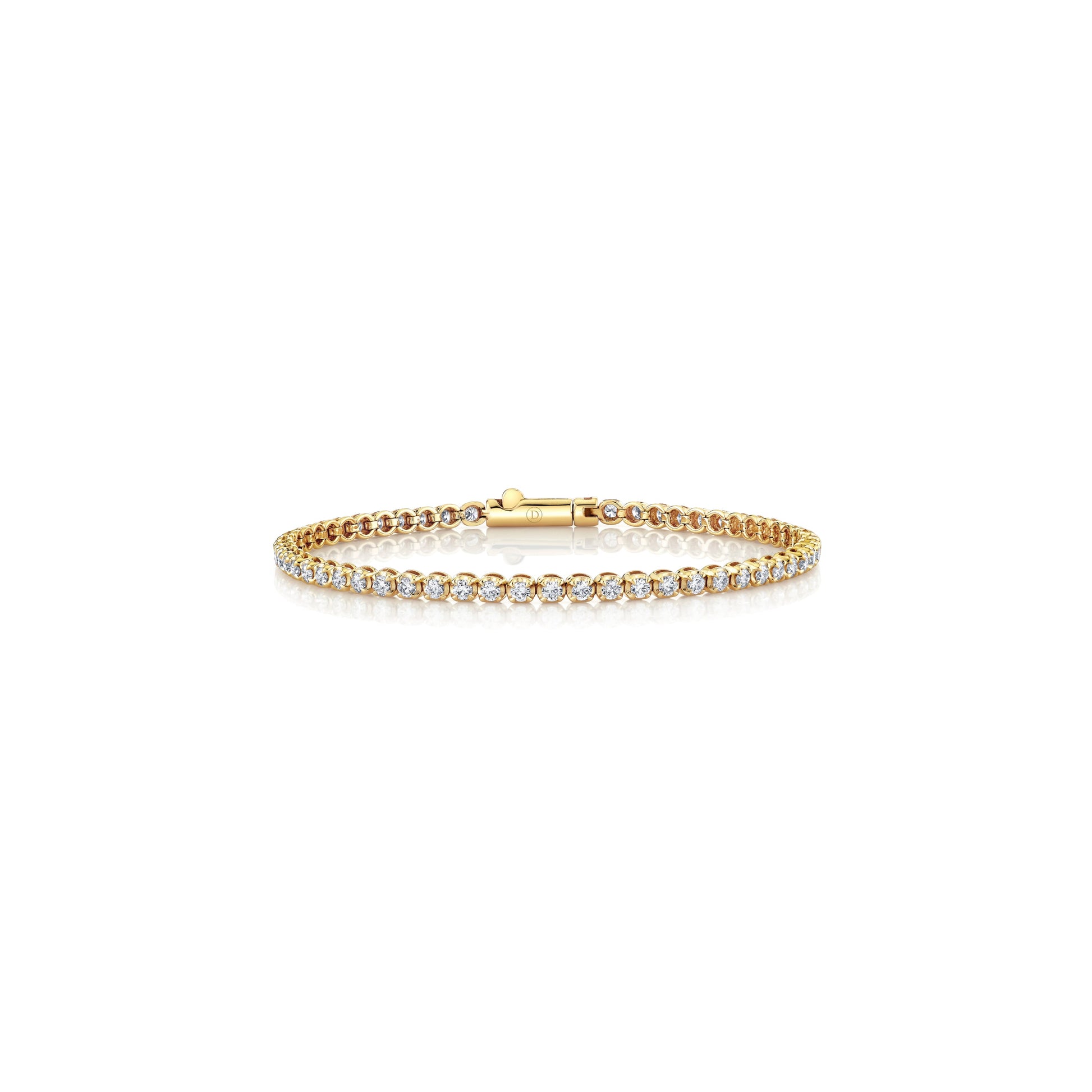 Precious Metal:18k Yellow Gold;Total Carat Weight:2 CTW