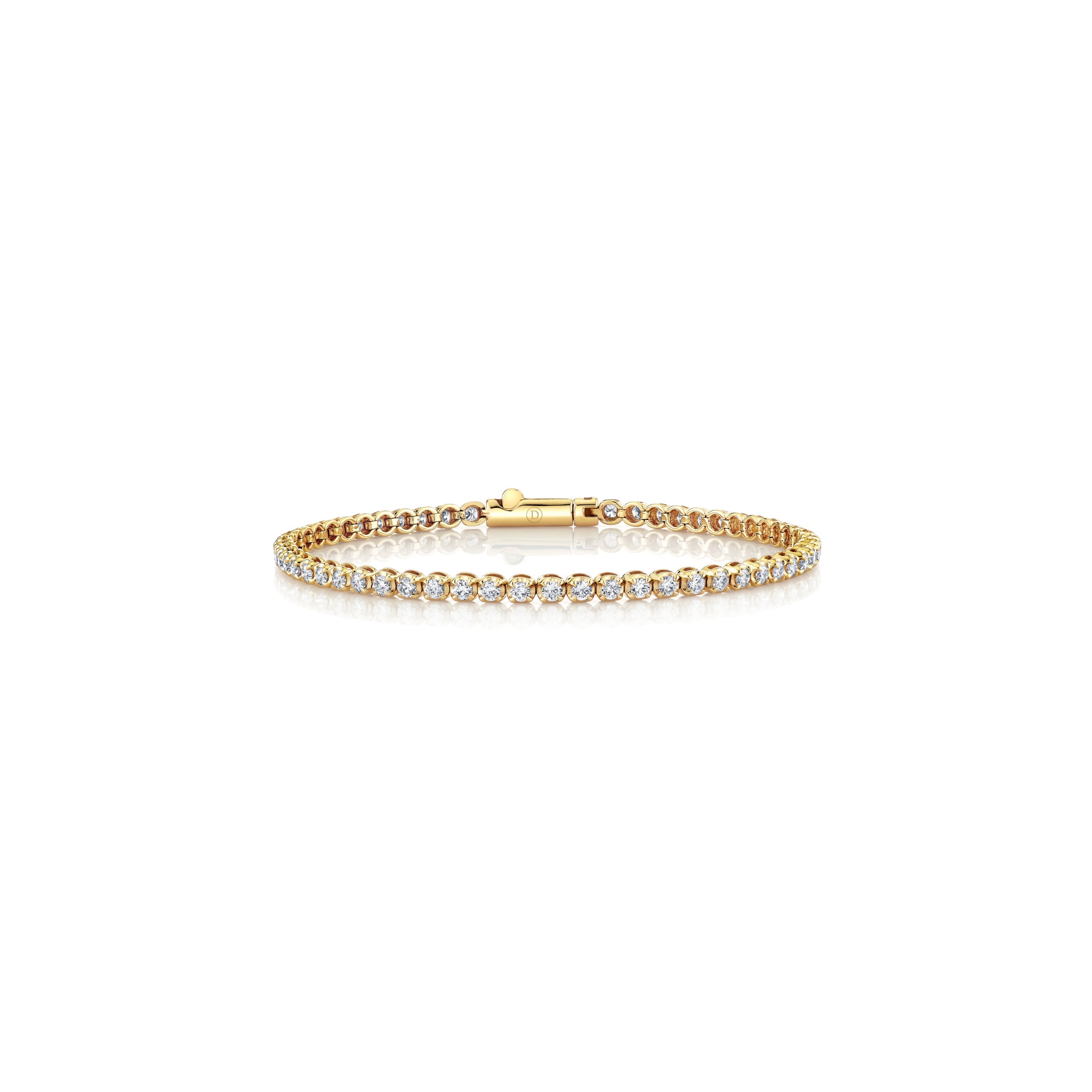 Precious Metal:18k Yellow Gold;Total Carat Weight:2 CTW