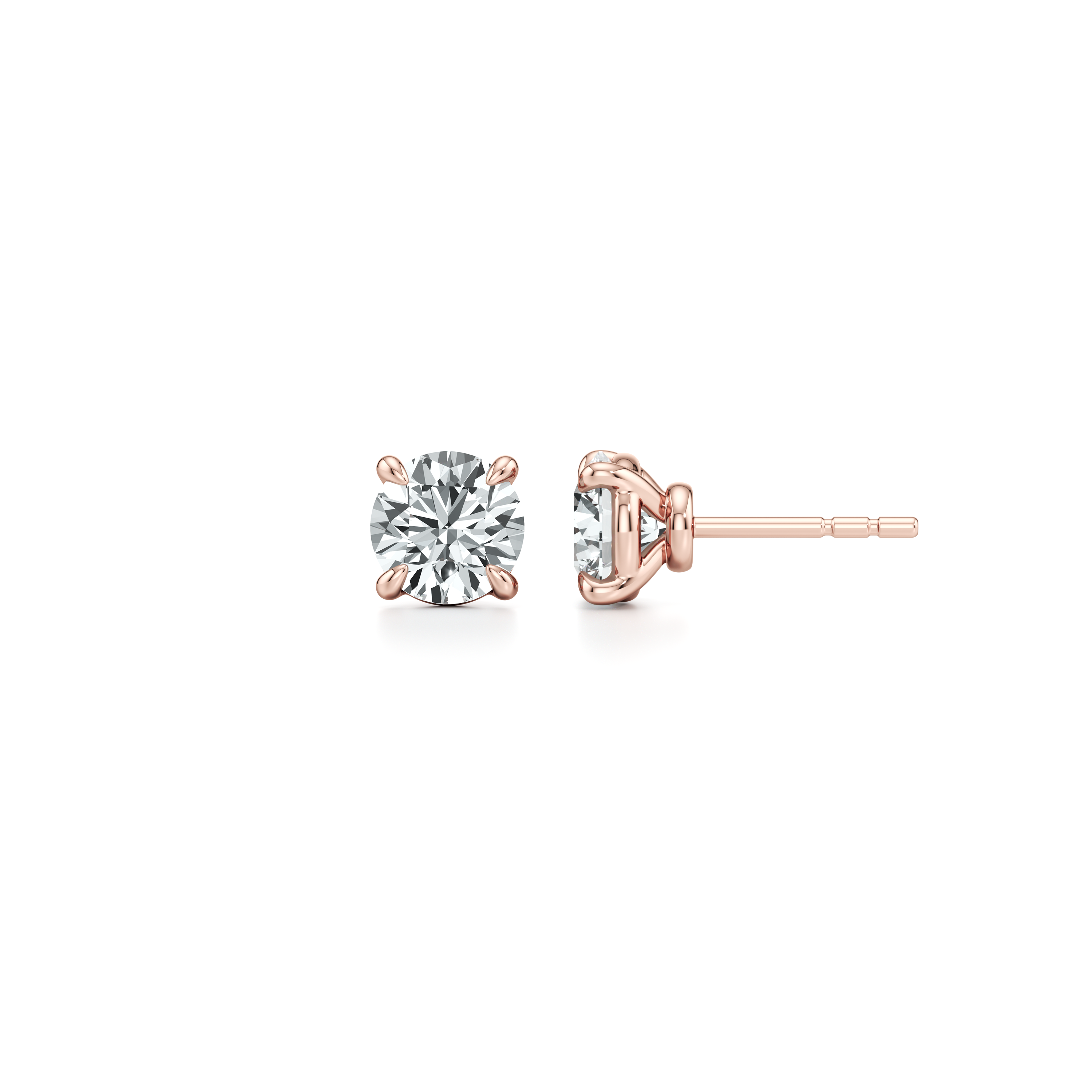 Chelsea Essential Lab Diamond Round Brilliant Studs