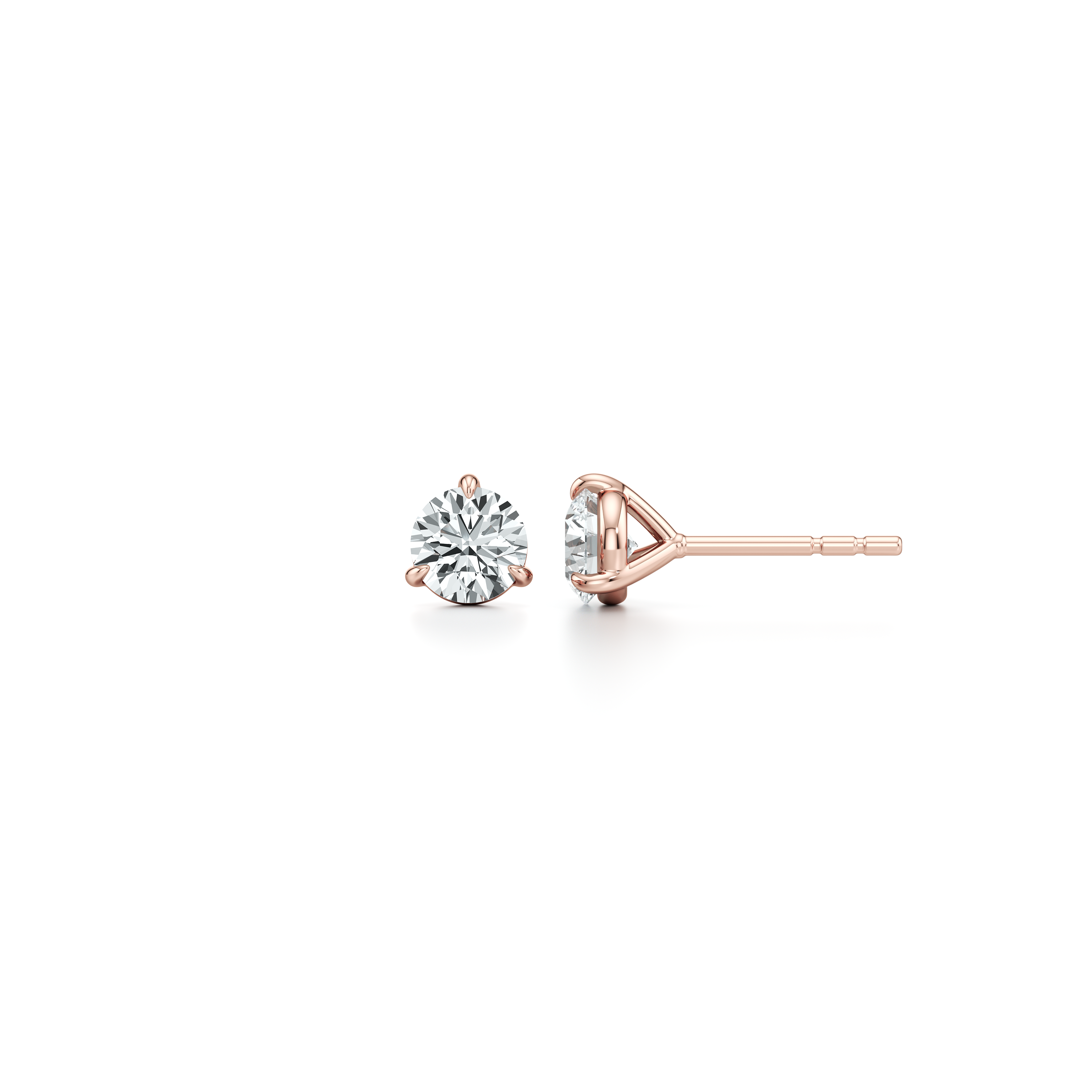 Chelsea Essential Lab Diamond Round Brilliant Martini Studs