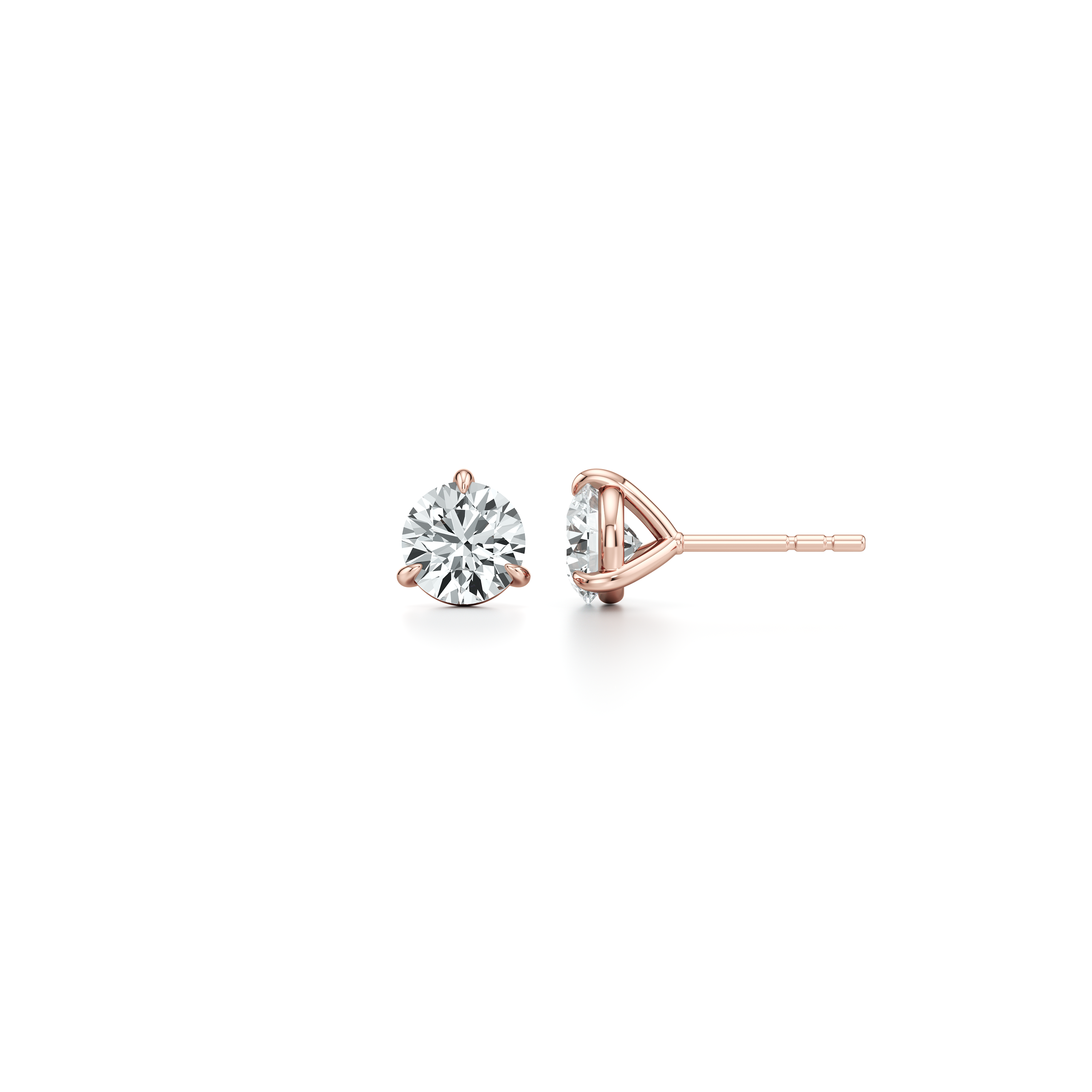 Chelsea Essential Lab Diamond Round Brilliant Martini Studs