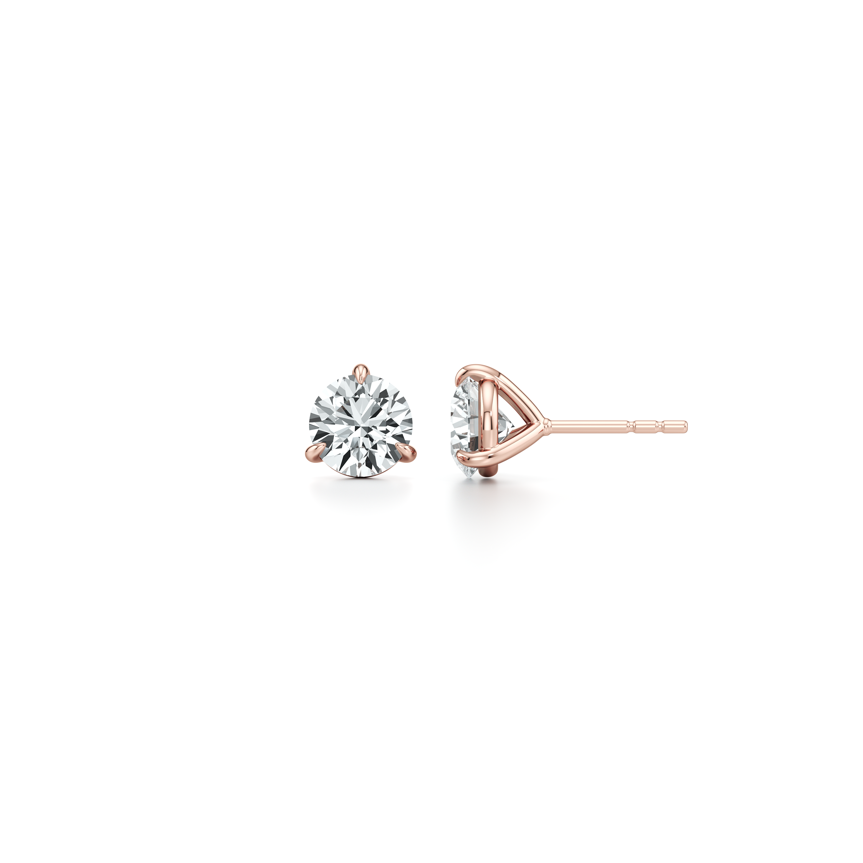 Chelsea Essential Lab Diamond Round Brilliant Martini Studs