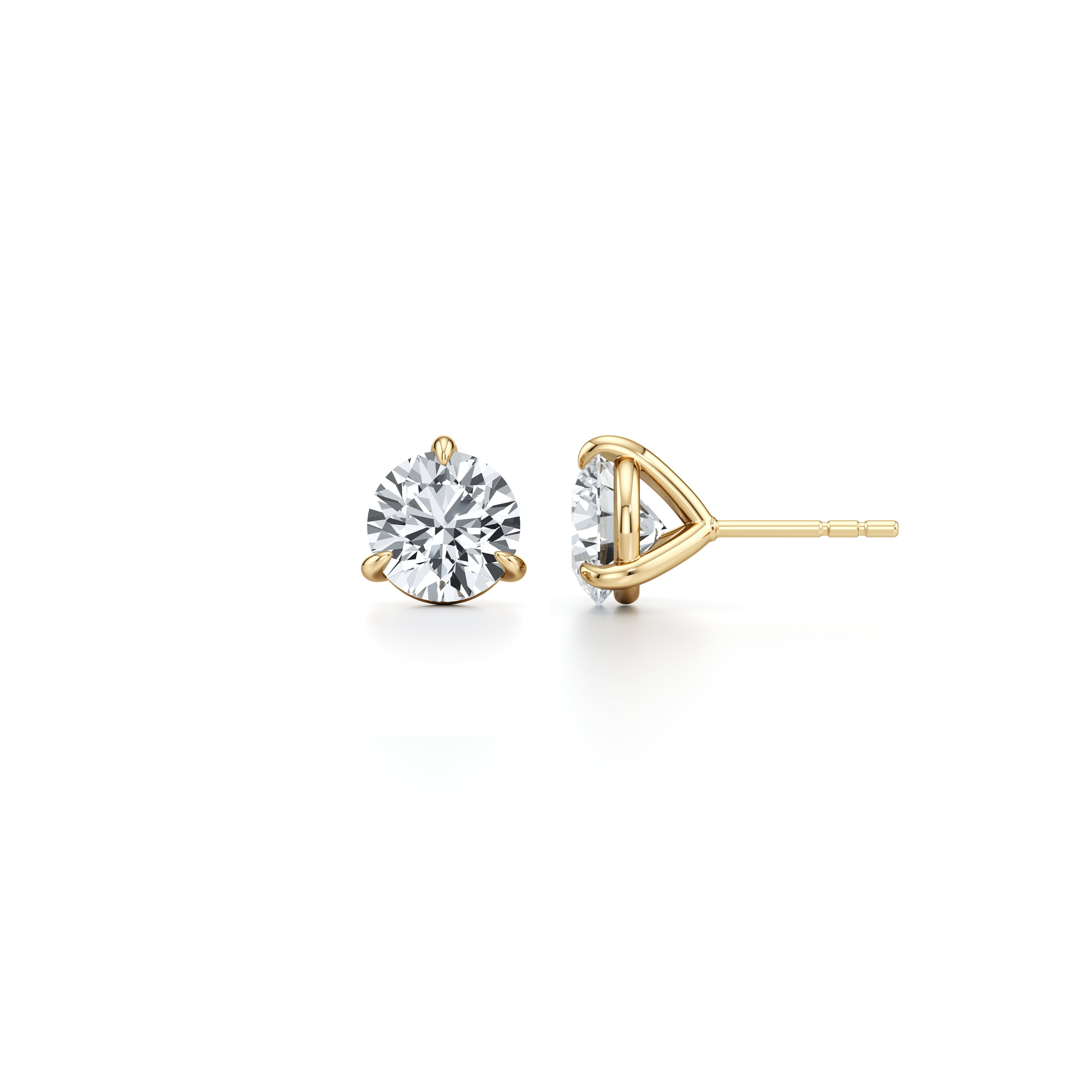 Chelsea Essential Lab Diamond Round Brilliant Martini Studs