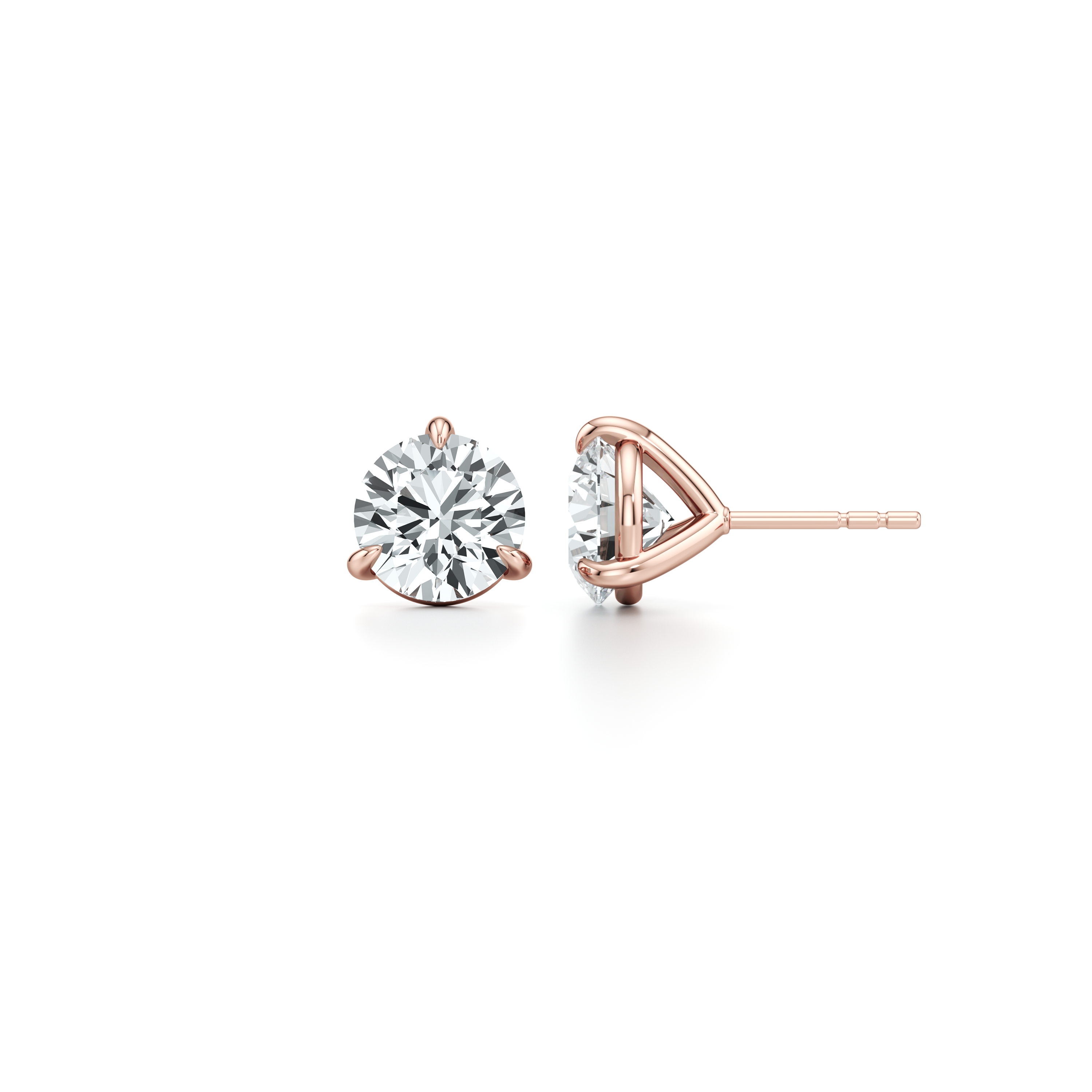 Chelsea Essential Lab Diamond Round Brilliant Martini Studs