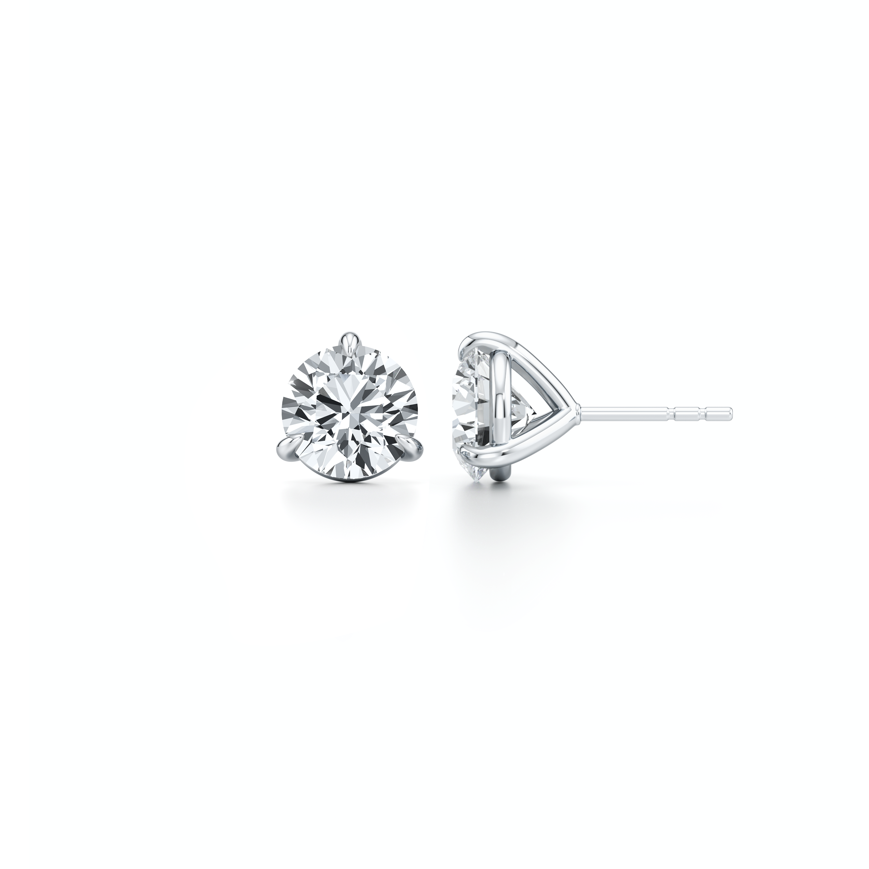 Chelsea Essential Lab Diamond Round Brilliant Martini Studs