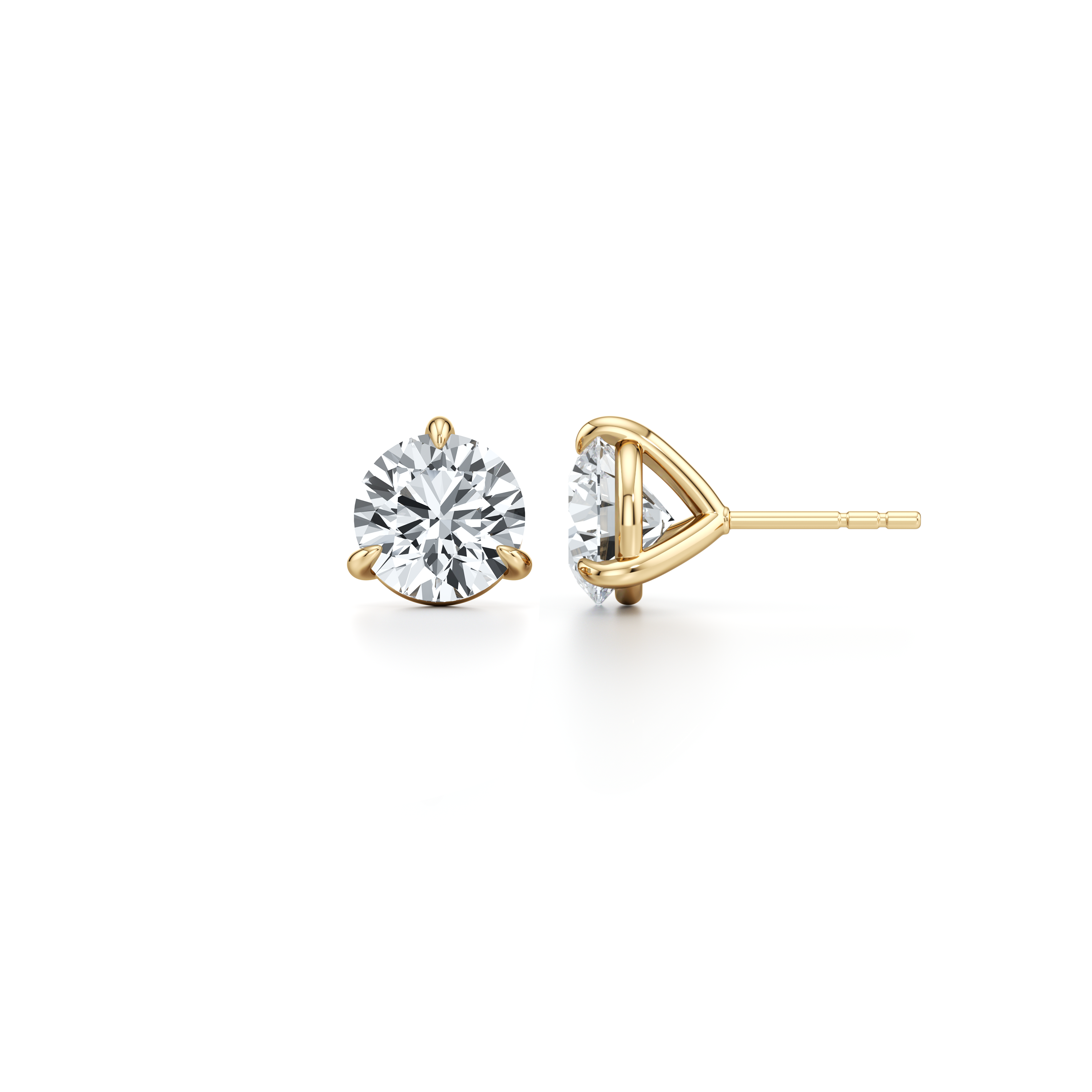 Chelsea Essential Lab Diamond Round Brilliant Martini Studs