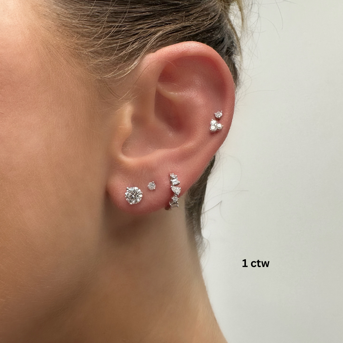 Lab Grown Diamond Stud Earrings