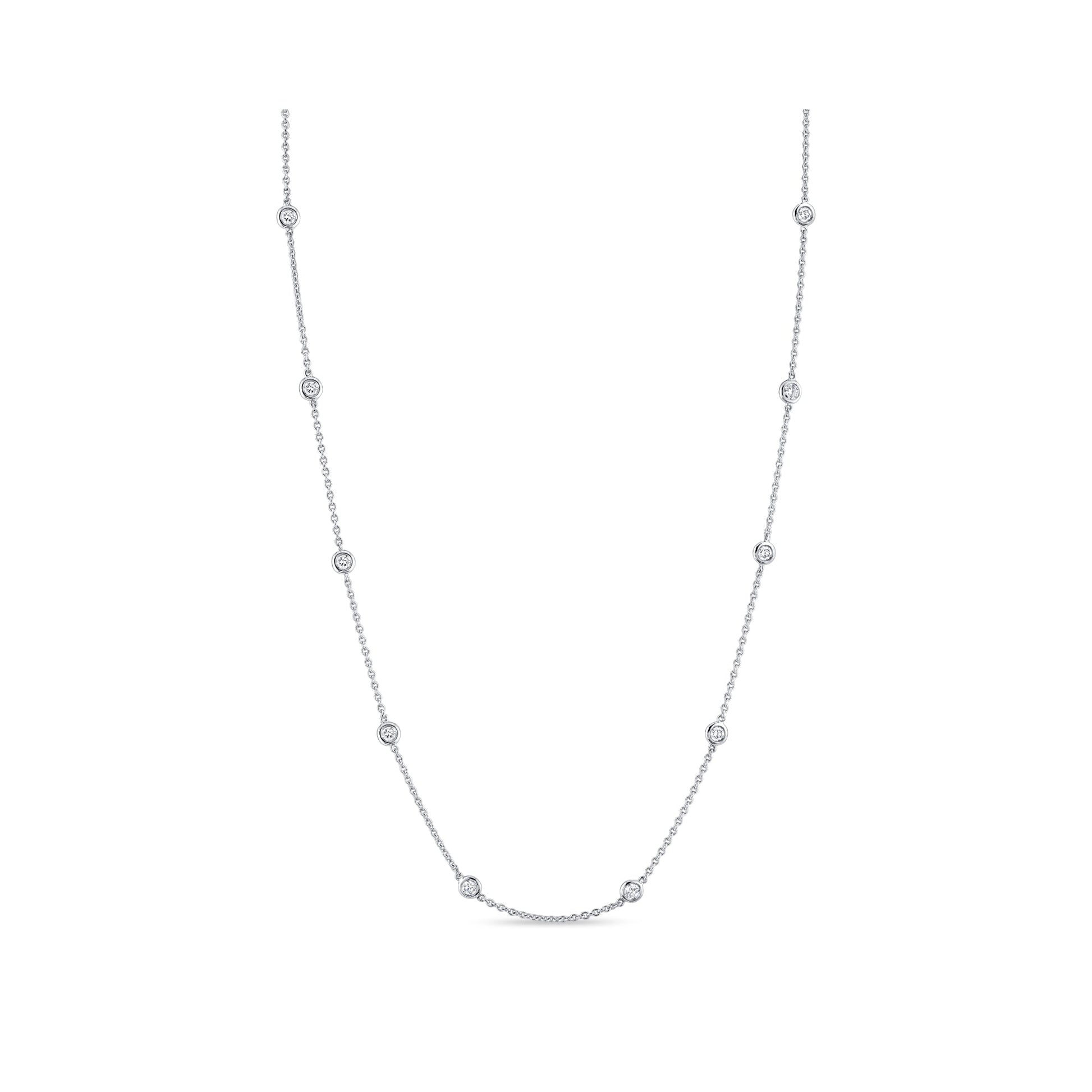 Precious Metal:18k White Gold;Total Carat Weight:1.1 CTW