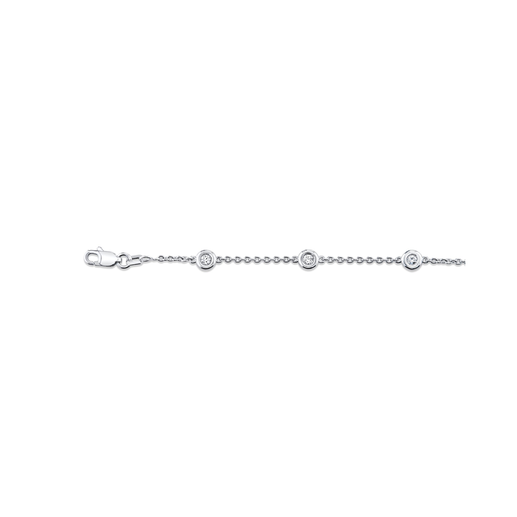 Bezel By The Yard Lab Diamond Bracelet