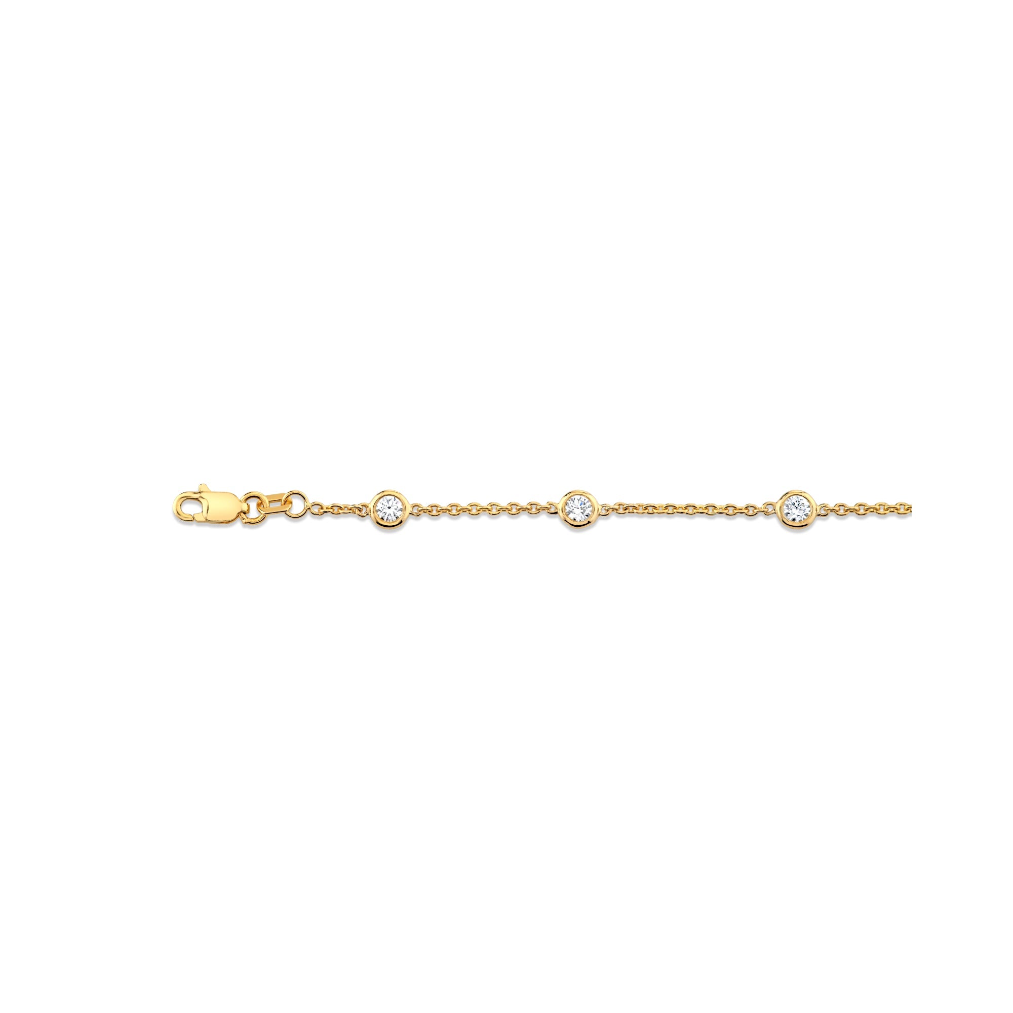 Bezel By The Yard Lab Diamond Bracelet