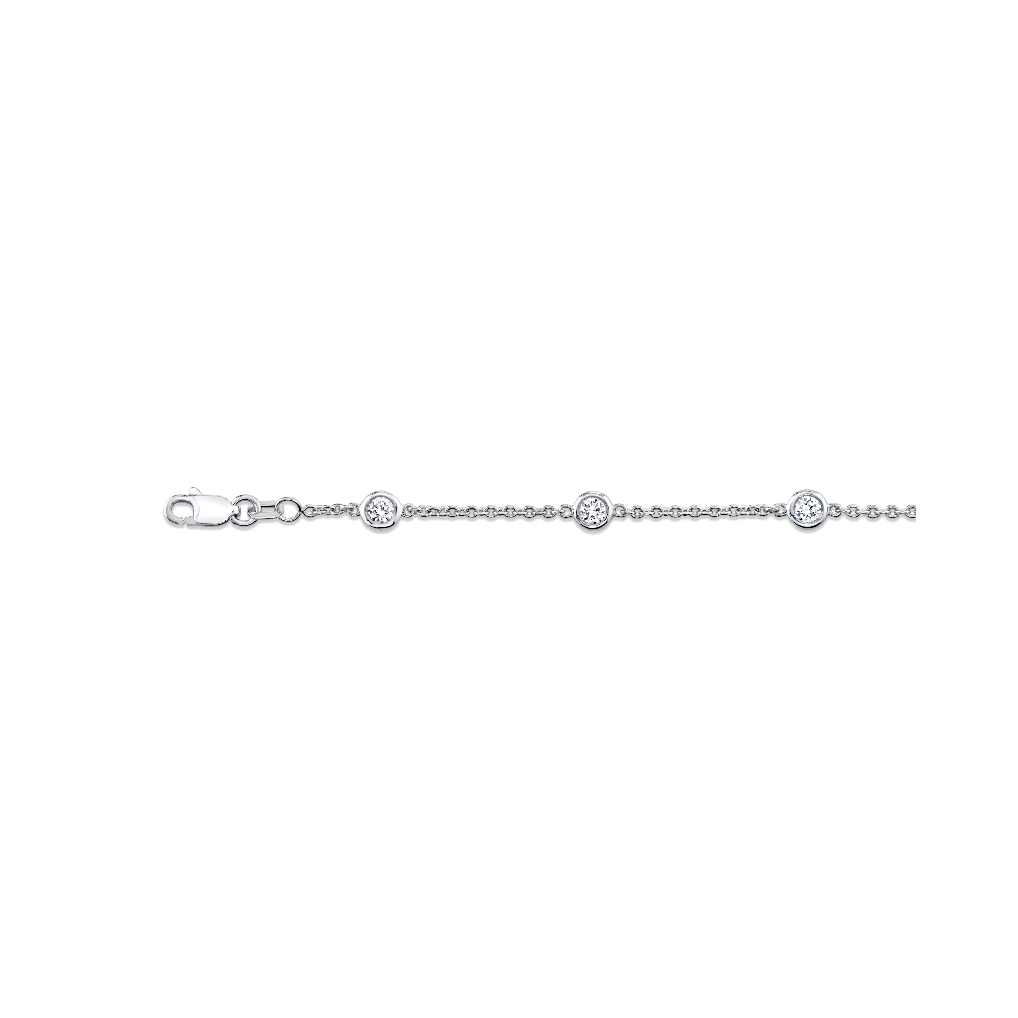 Bezel By The Yard Lab Diamond Bracelet