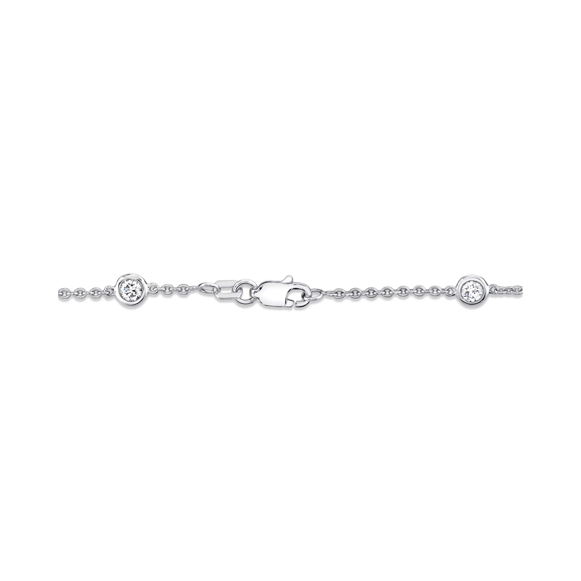 Bezel By The Yard Lab Diamond Bracelet