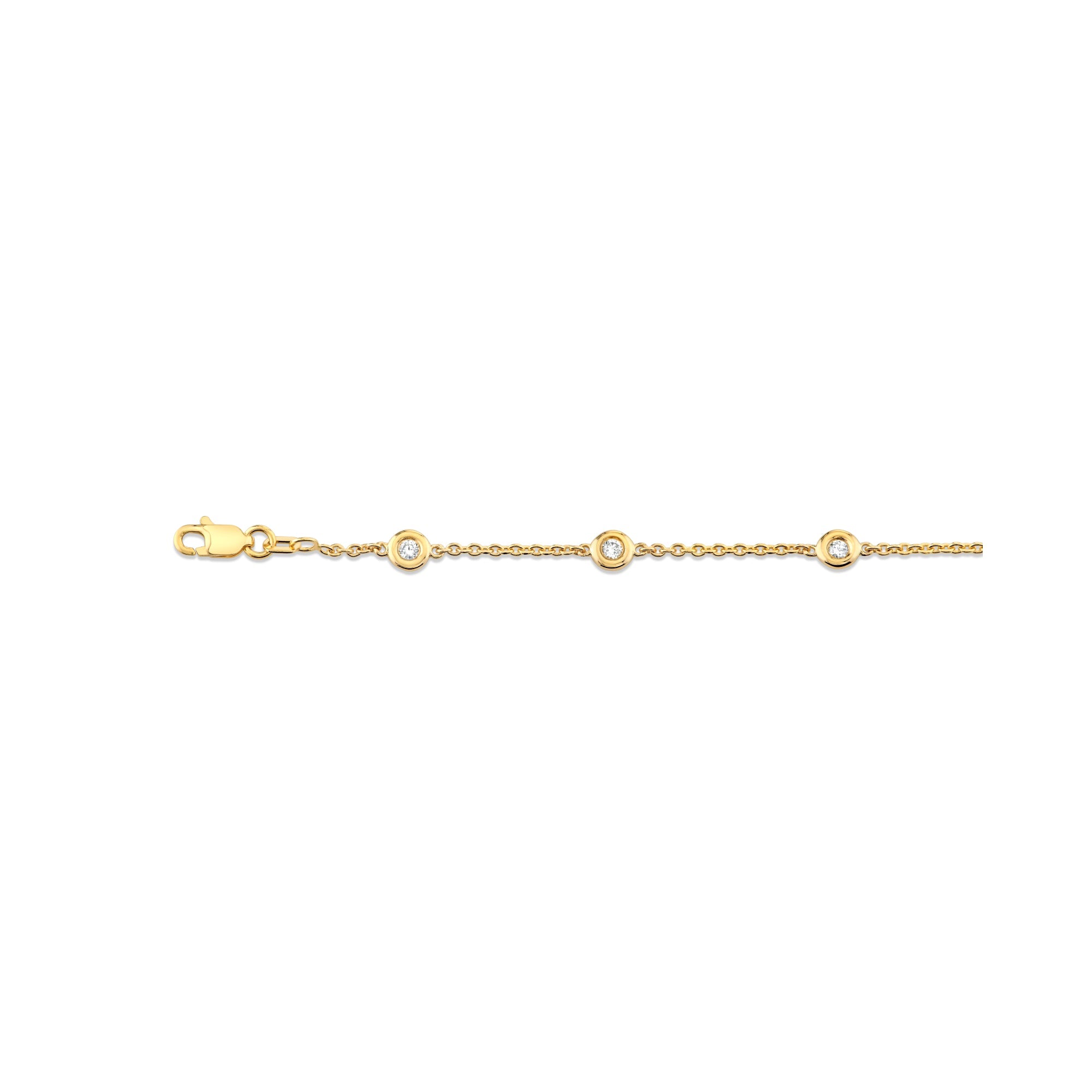Bezel By The Yard Lab Diamond Bracelet