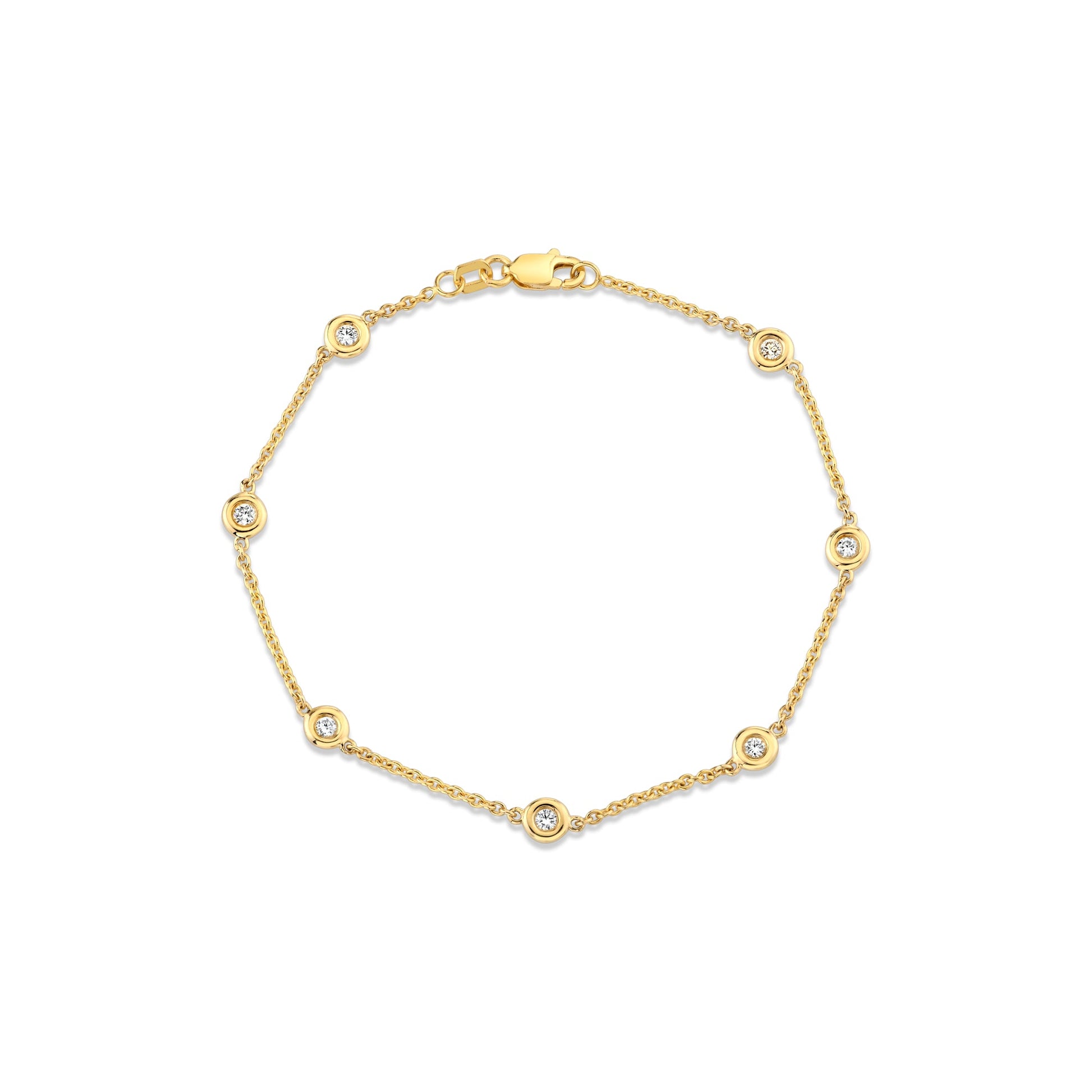 Precious Metal:18k Yellow Gold;Total Carat Weight:0.3 CTW