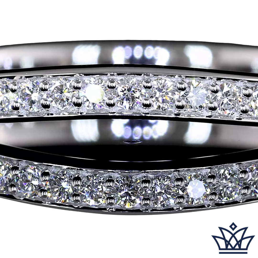 0.4 Cts 14K TWO TONE Round Shape Special Ring