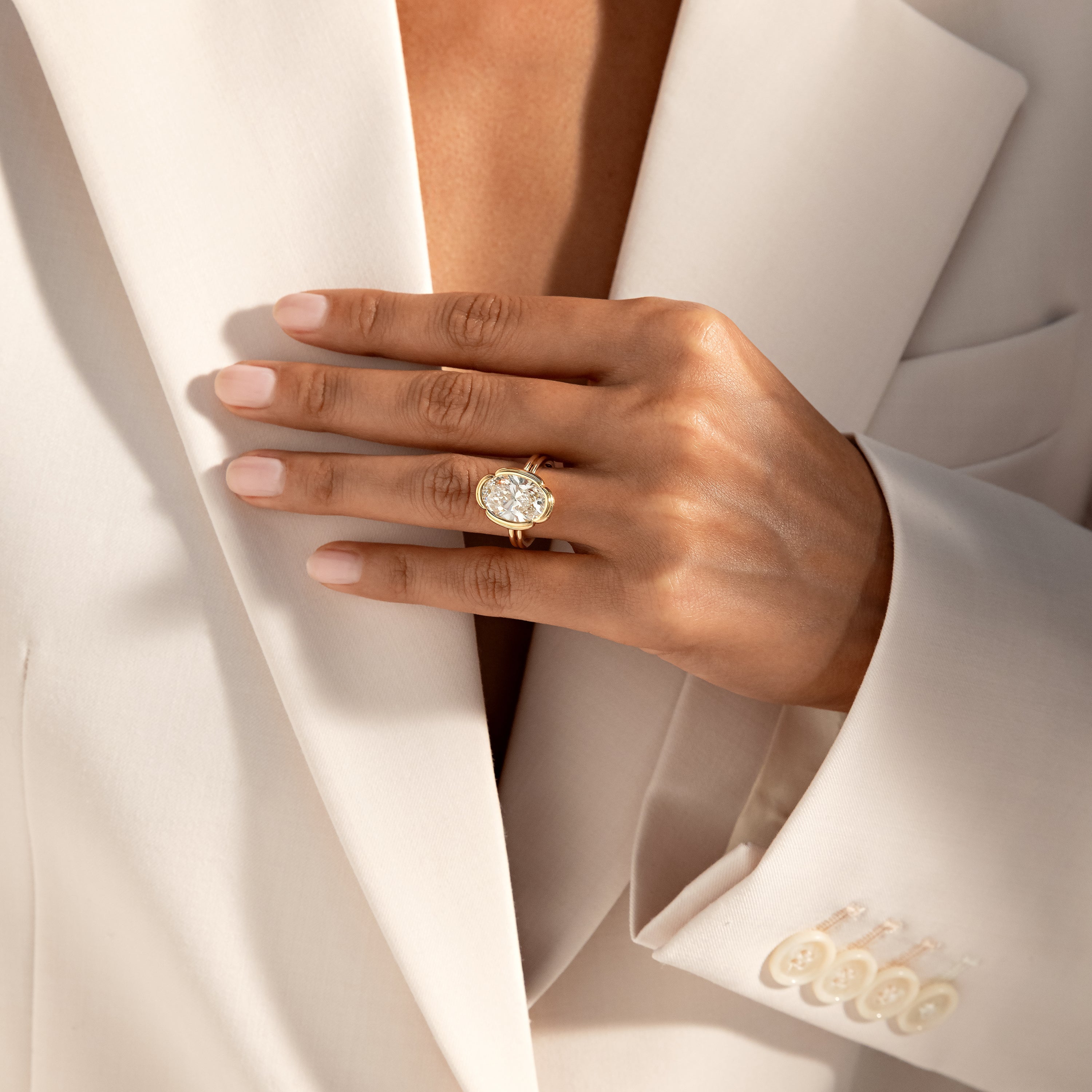Dorée Solitaire Lab Diamond Engagement Ring