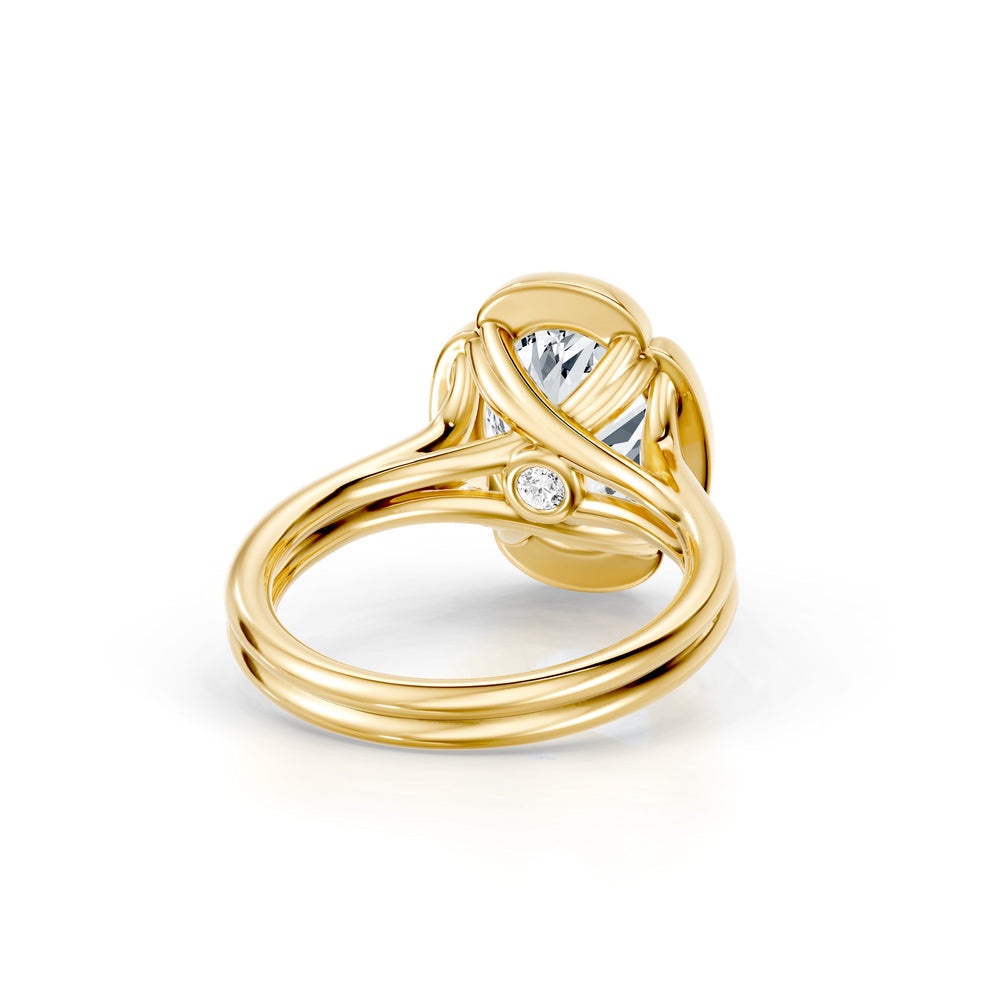 Dorée Oval Cut Solitaire Lab Diamond Engagement Ring