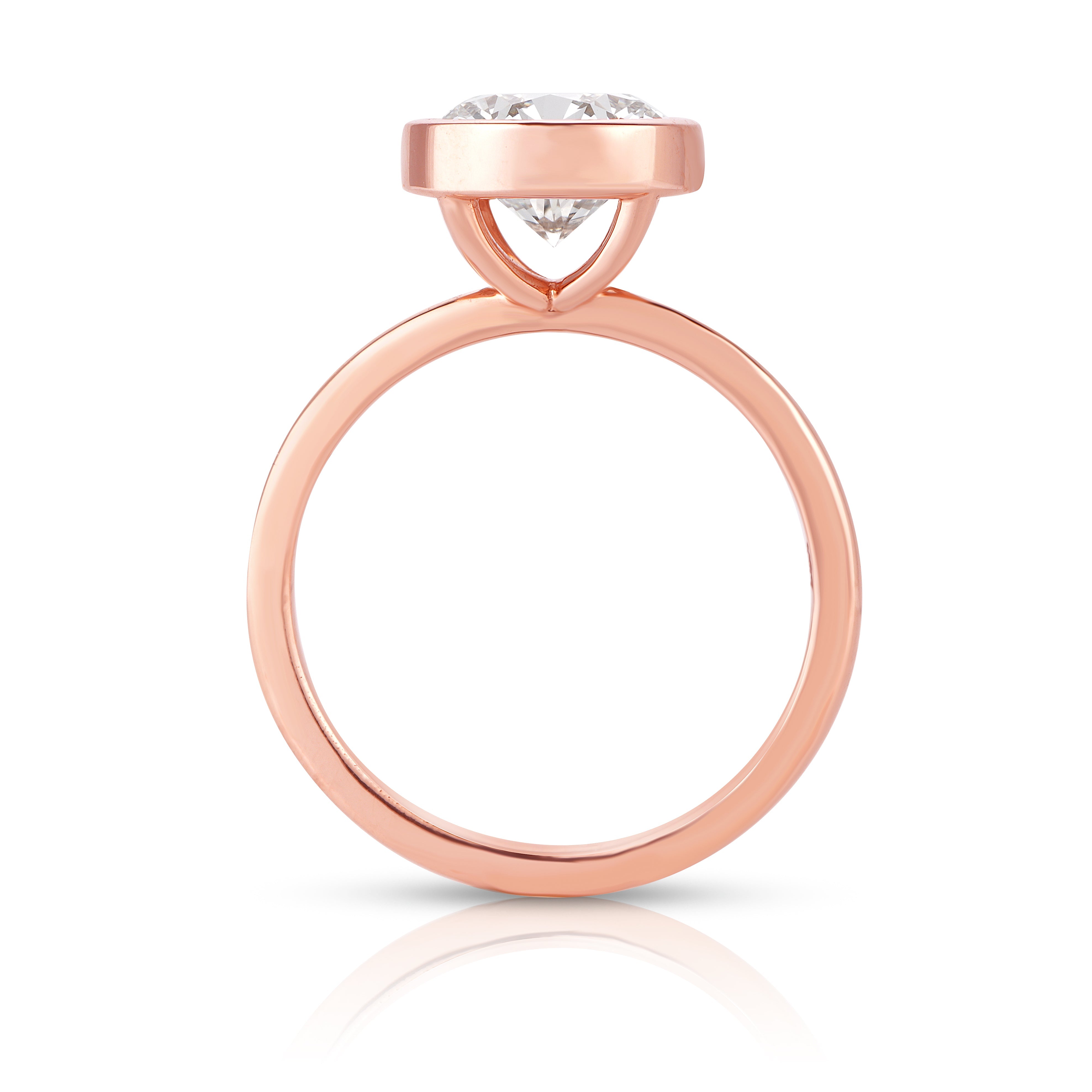 2.00 Carat Round Cut Diamond Engagement Ring