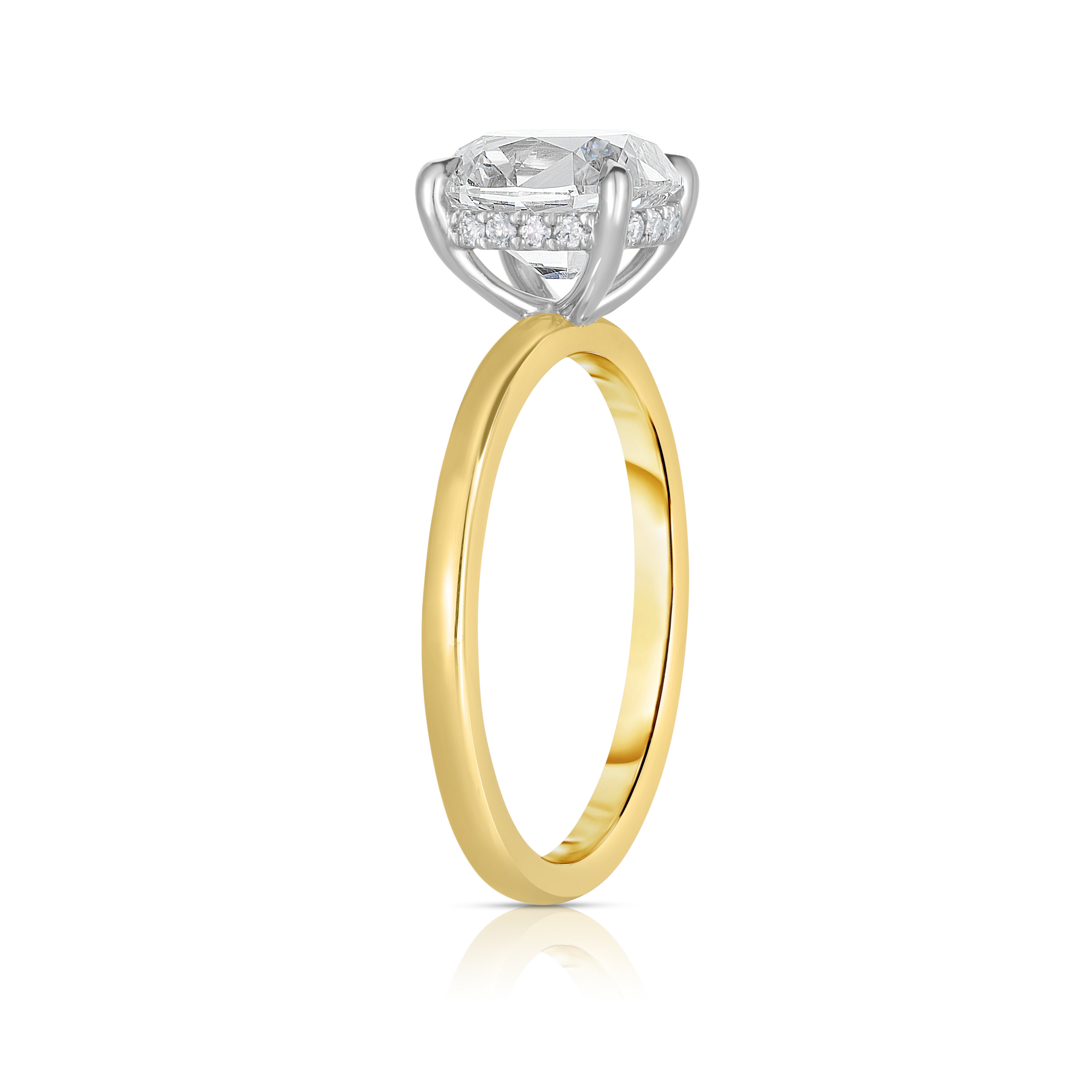 2.00 Carat Cushion Cut Diamond Engagement Ring