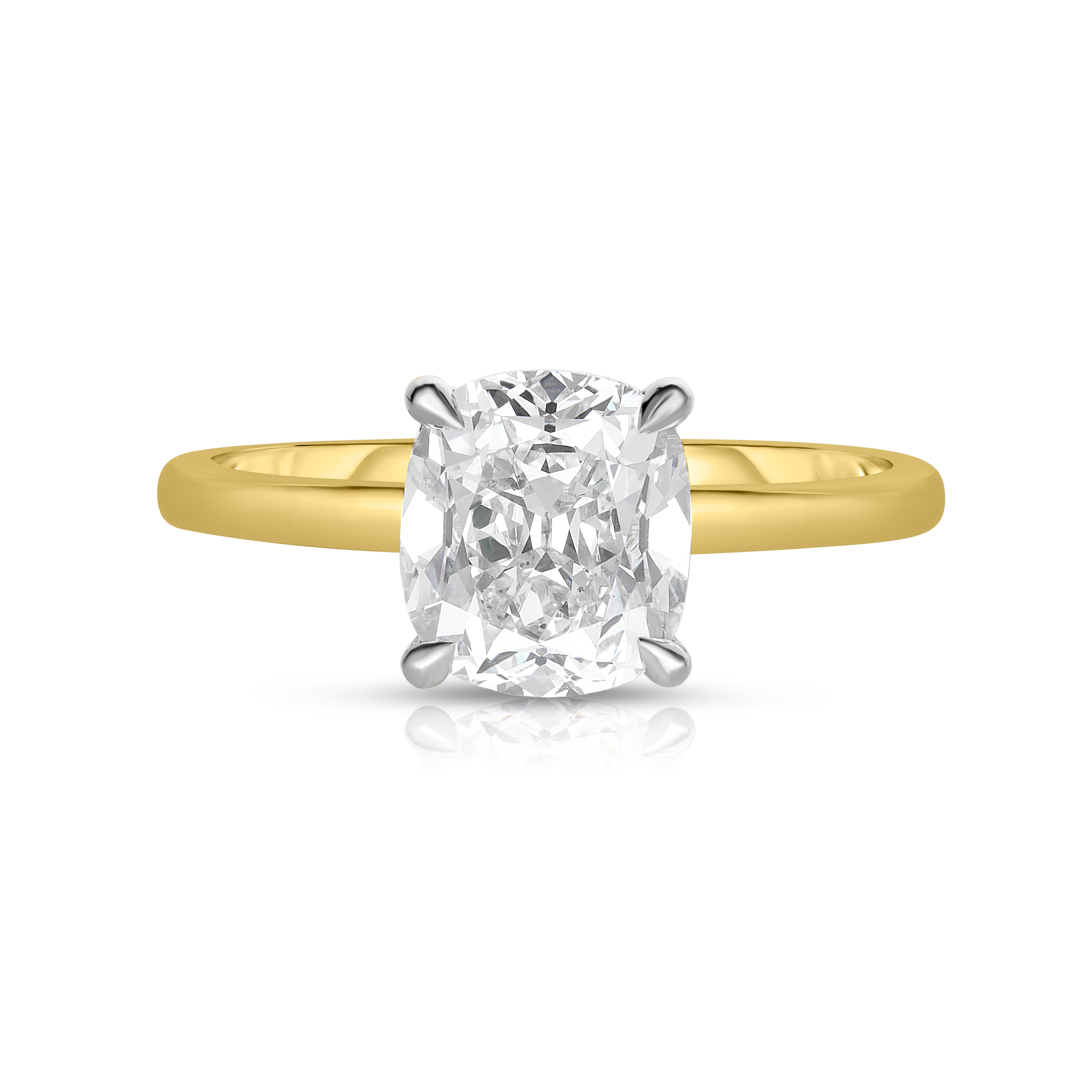 2.00 Carat Cushion Cut Diamond Engagement Ring