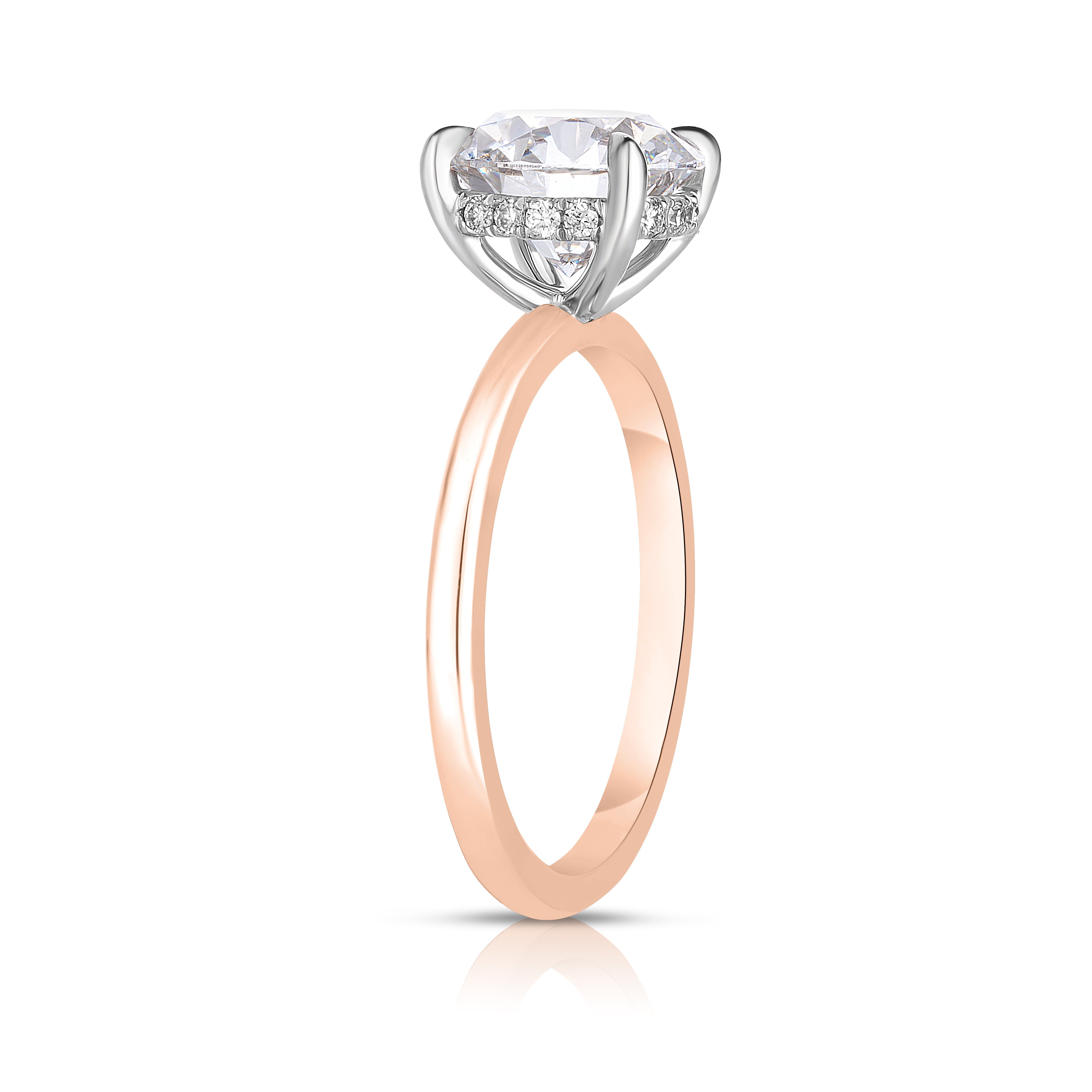 2.00 Carat Round Cut Diamond Engagement Ring