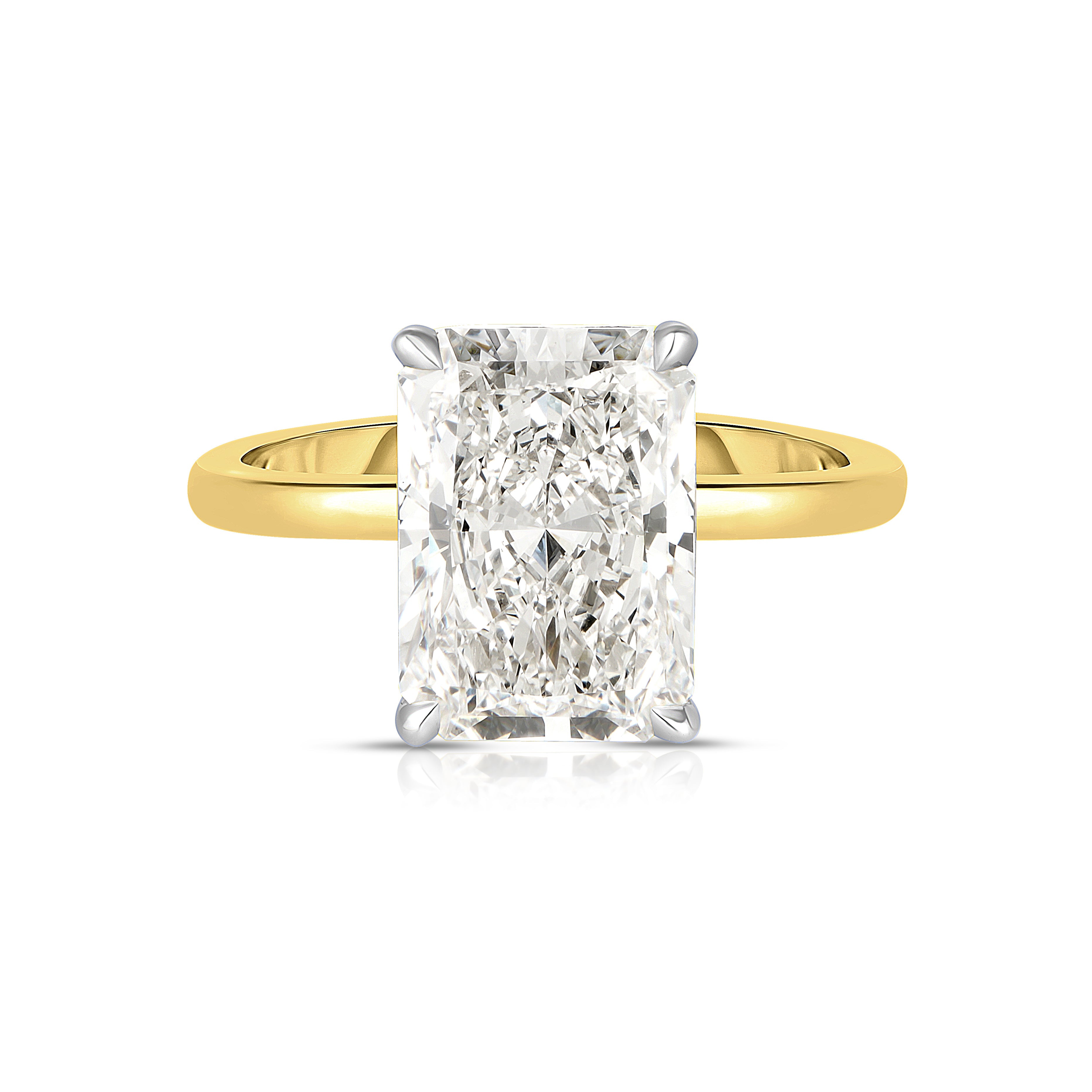 3.00 Carat Radiant Cut Diamond Engagement Ring