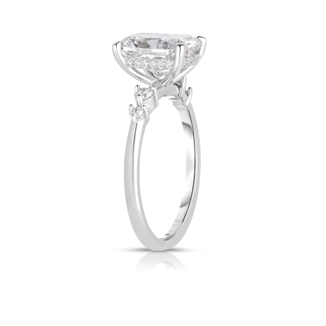 3.00 Carat Cushion Cut Diamond Engagement Ring