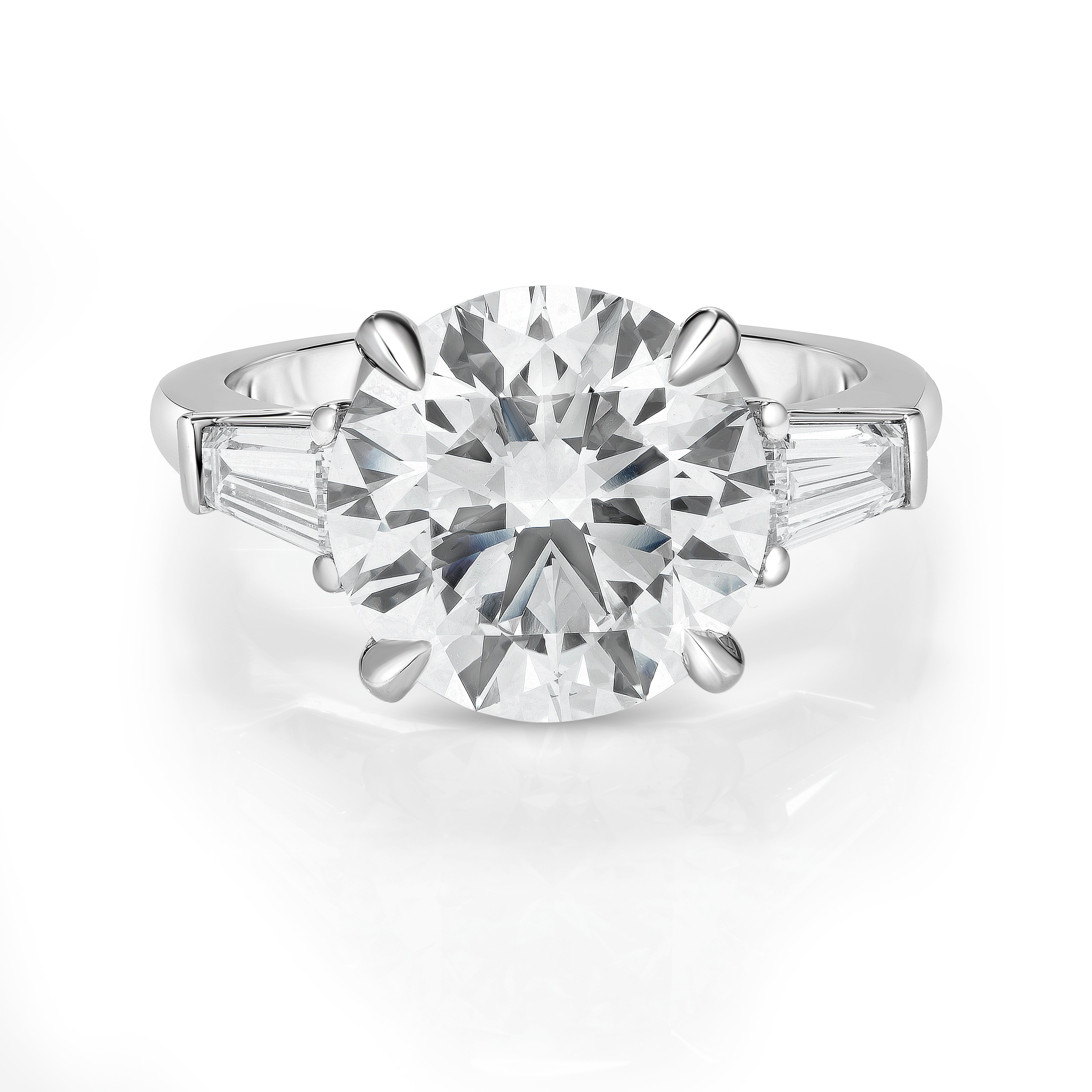 3.00Carat Round Cut Diamond Engagement Ring
