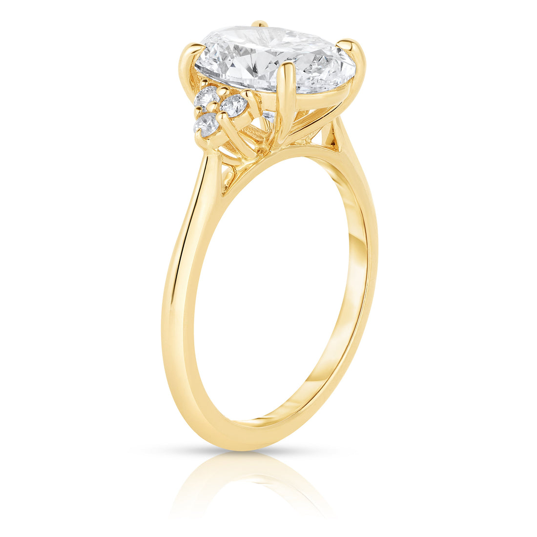 2.50 Oval Cut Diamond Engagement Ring