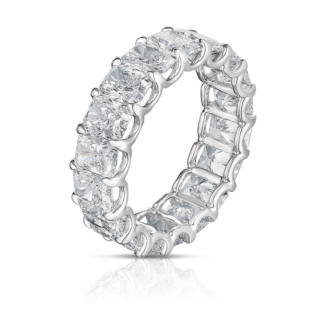 Radiant Cut Diamond Eternity Band