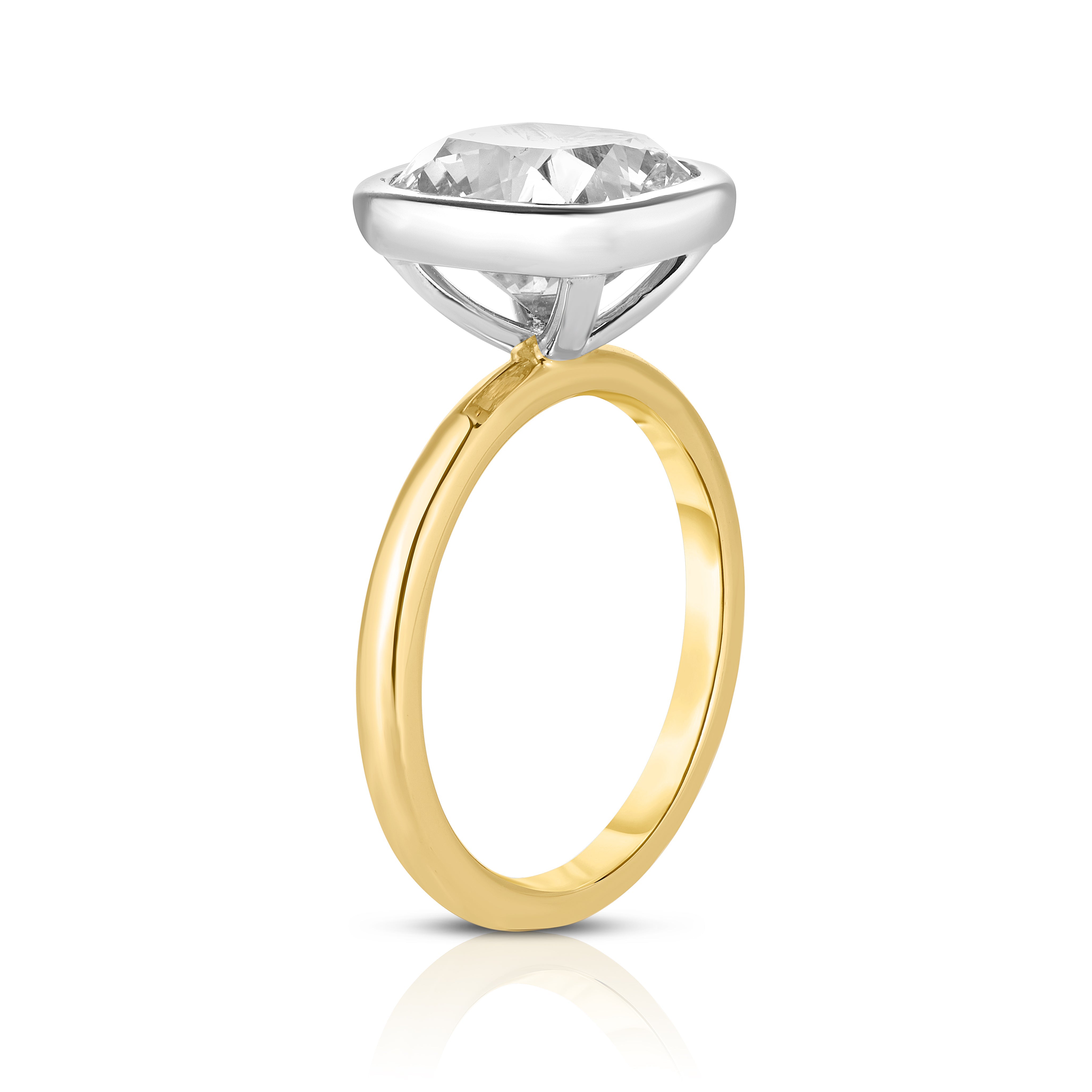 3.00 Carat Cushion Cut Diamond Engagement Ring