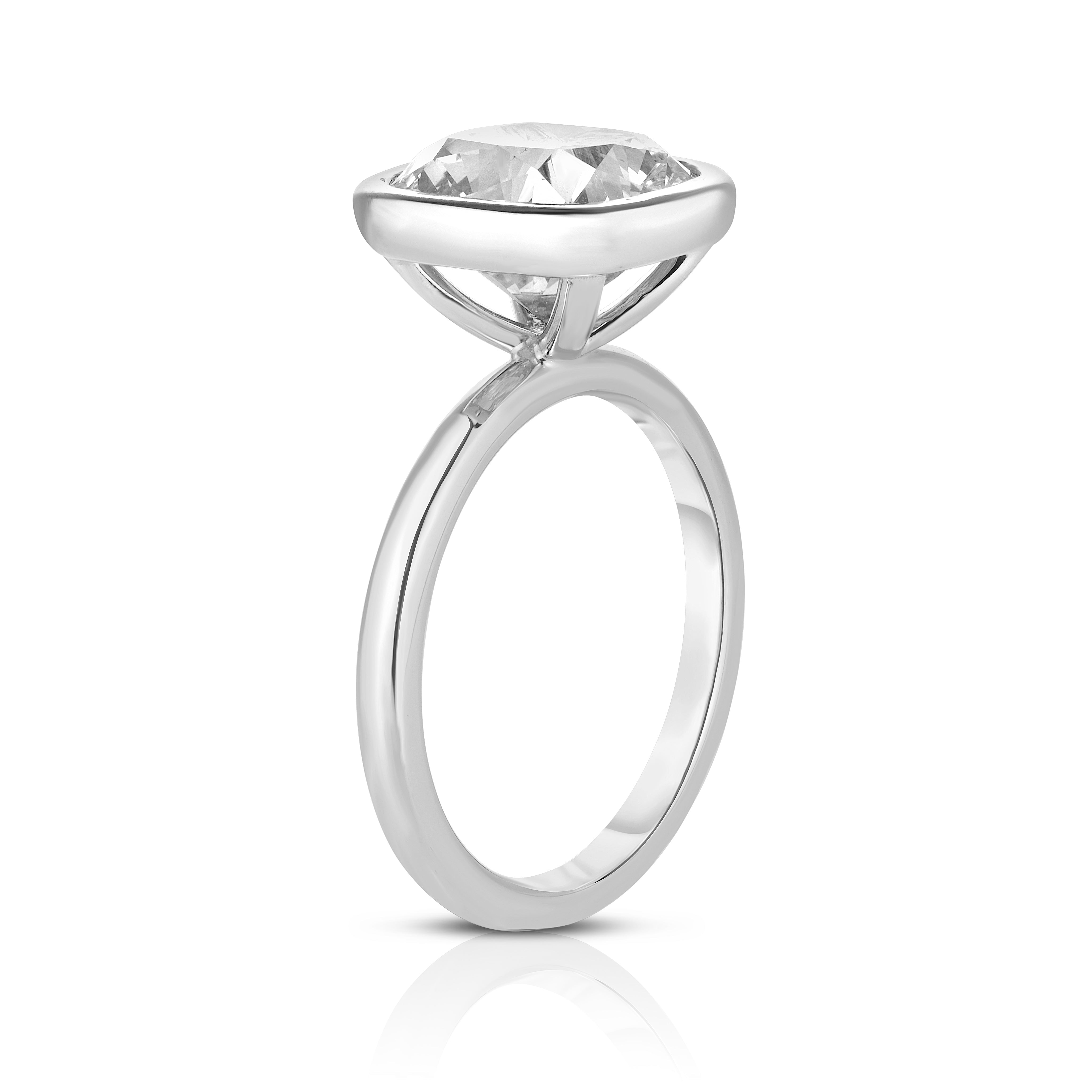 3.00 Carat Cushion Cut Diamond Engagement Ring