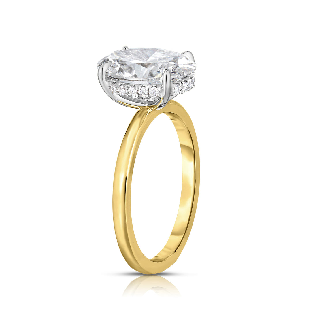 2.50 Carat Oval Cut Diamond Engagement Ring
