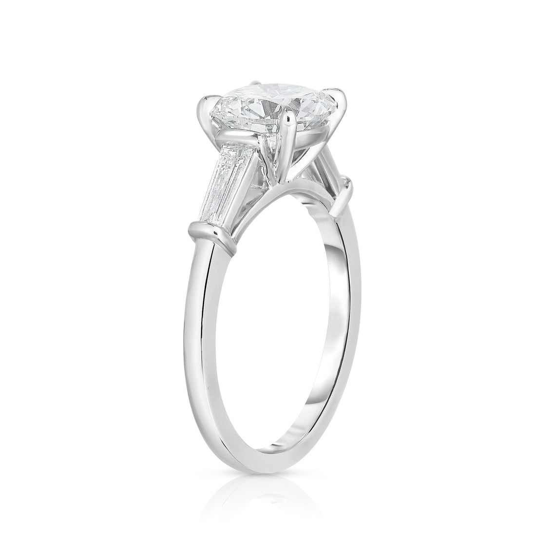 2.50 Carat Round Cut Diamond Engagament Ring