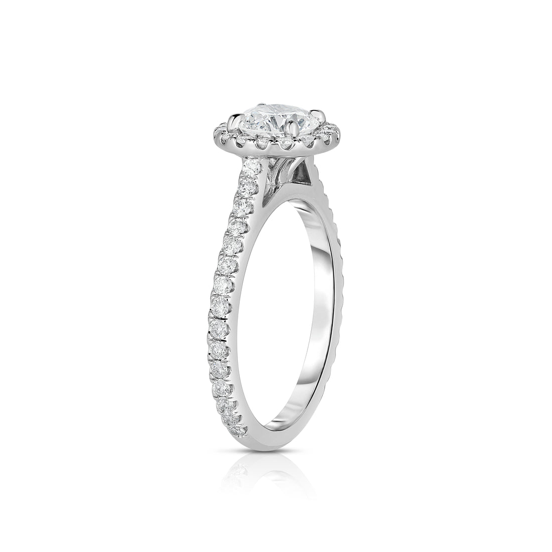 1.25 Carat Round Cut Diamond Engagement Ring